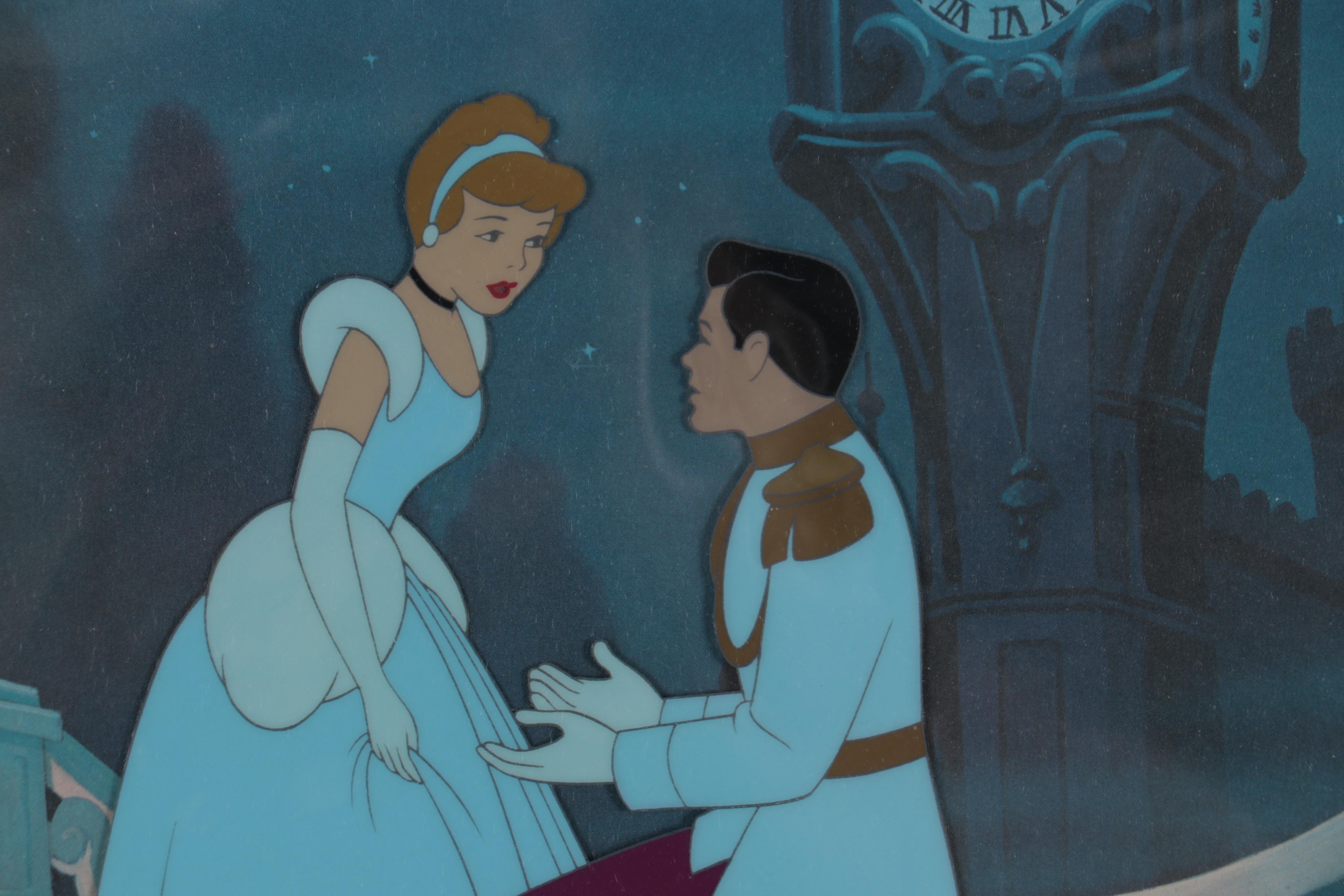 Walt Disney Hand-Painted Animation Cels from Cinderella, 1950