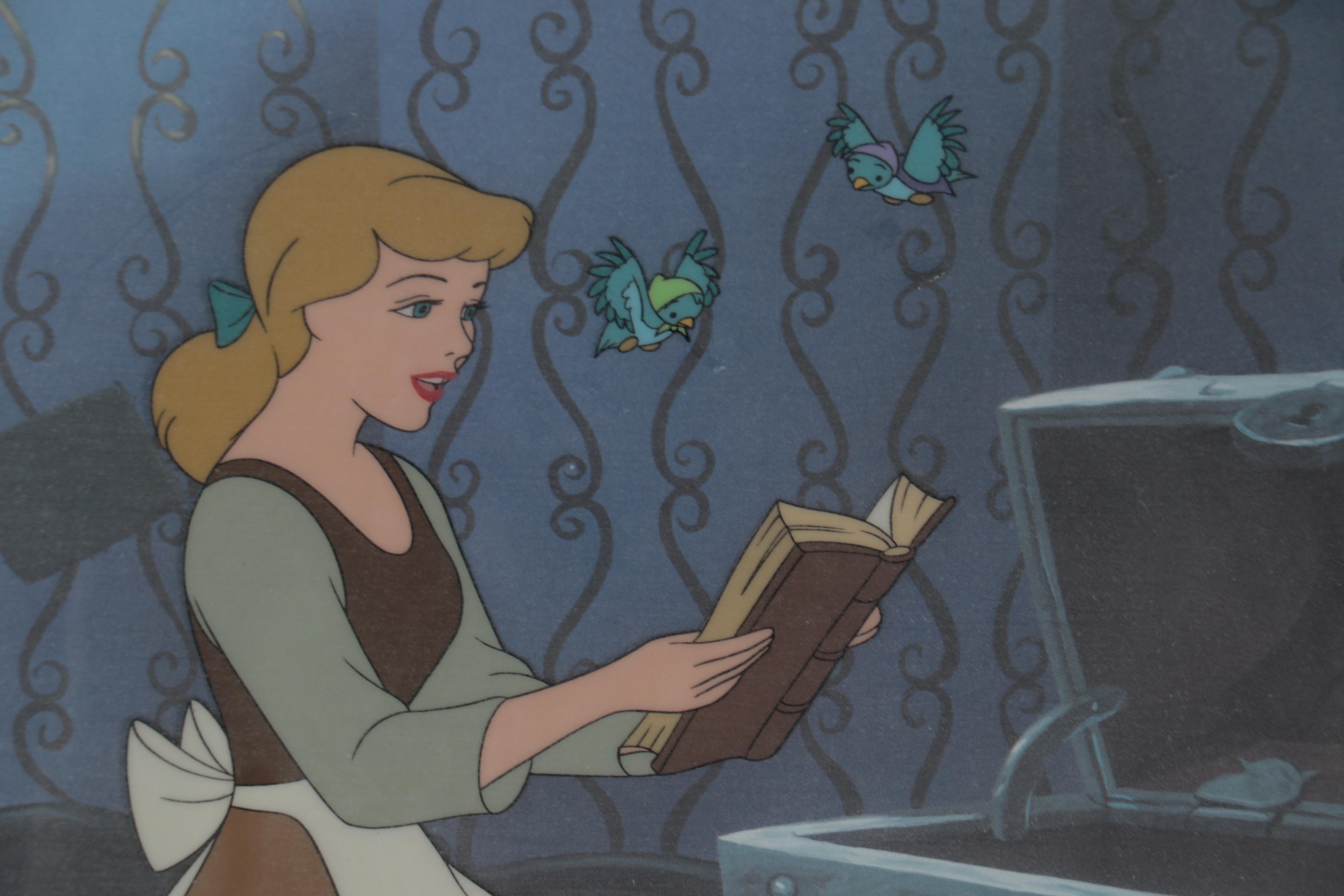 Walt Disney Hand-Painted Animation Cels from Cinderella, 1950