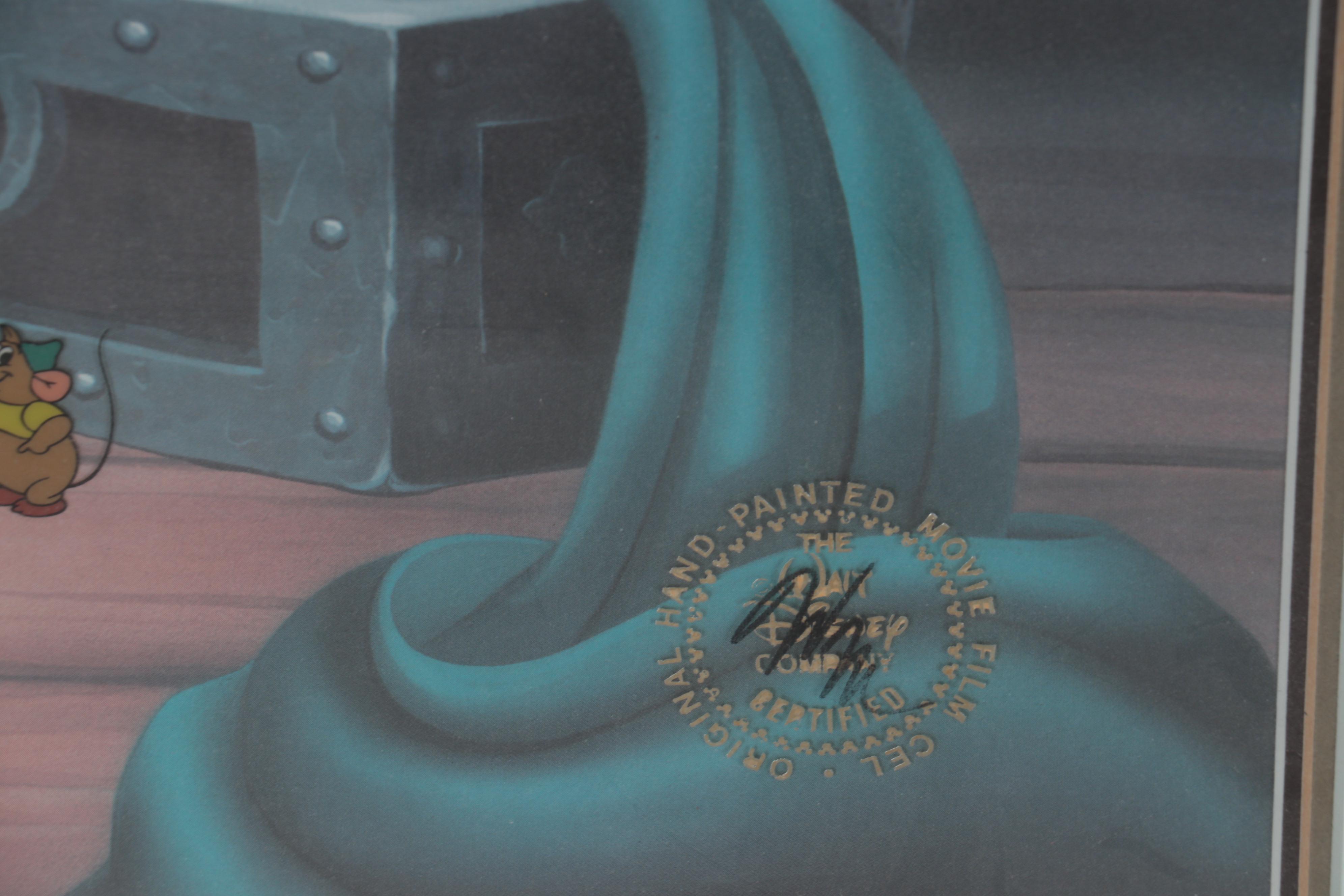 Walt Disney Hand-Painted Animation Cels from Cinderella, 1950