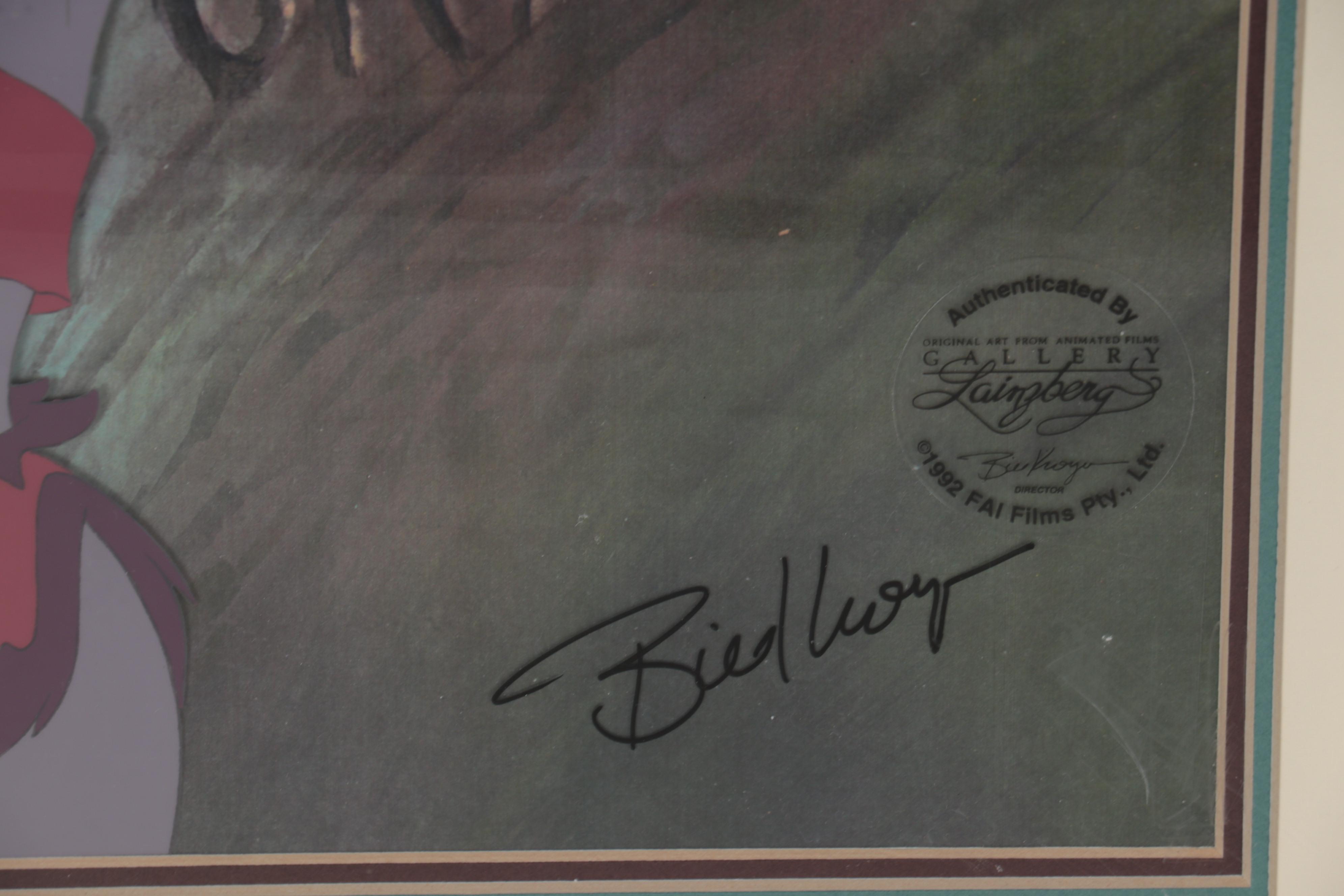 Kroyer Films Hand-Painting Animation Cel of Zak and Crysta, 1992