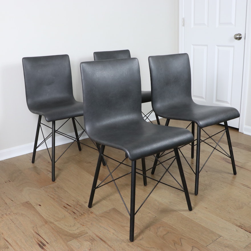 Four Hands "Diaw" Faux Leather Dining Chairs
