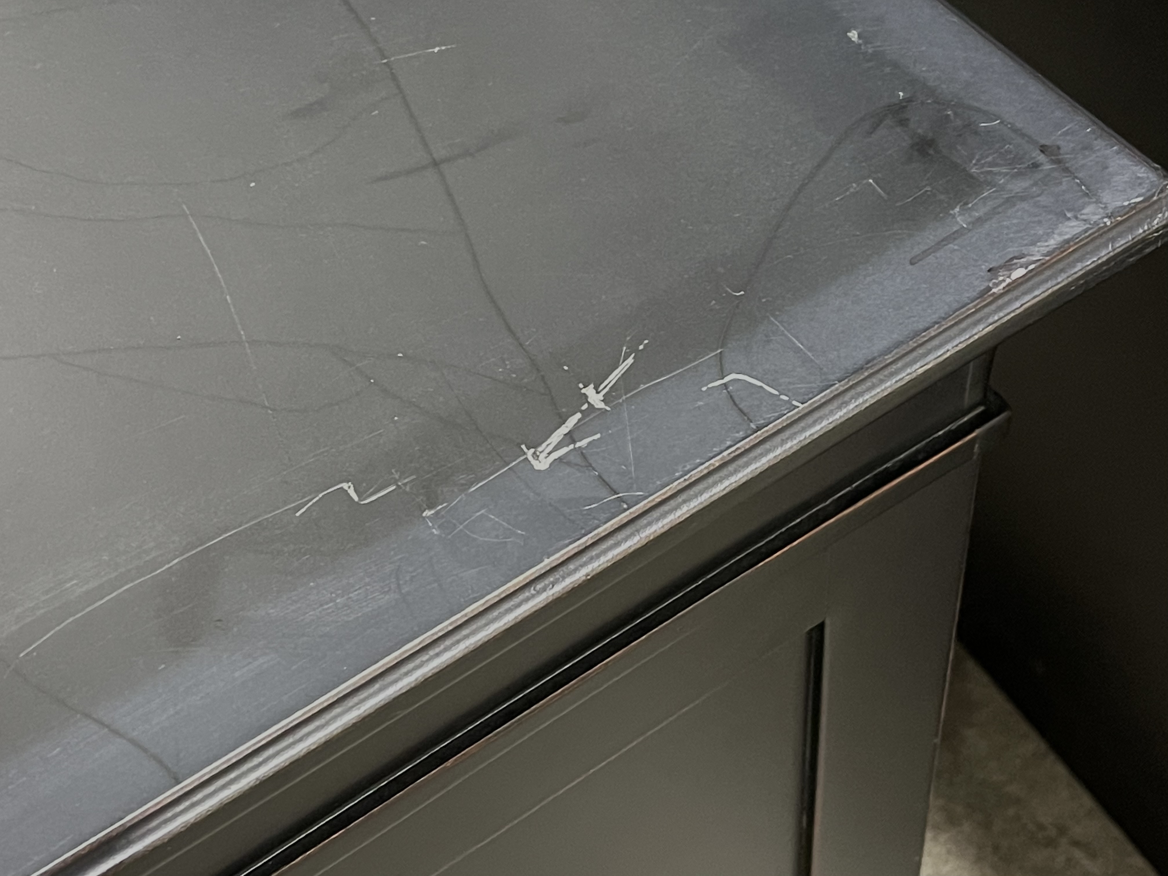 Arhaus "Athens" Beadboard Double Bookcase in Tuxedo Black