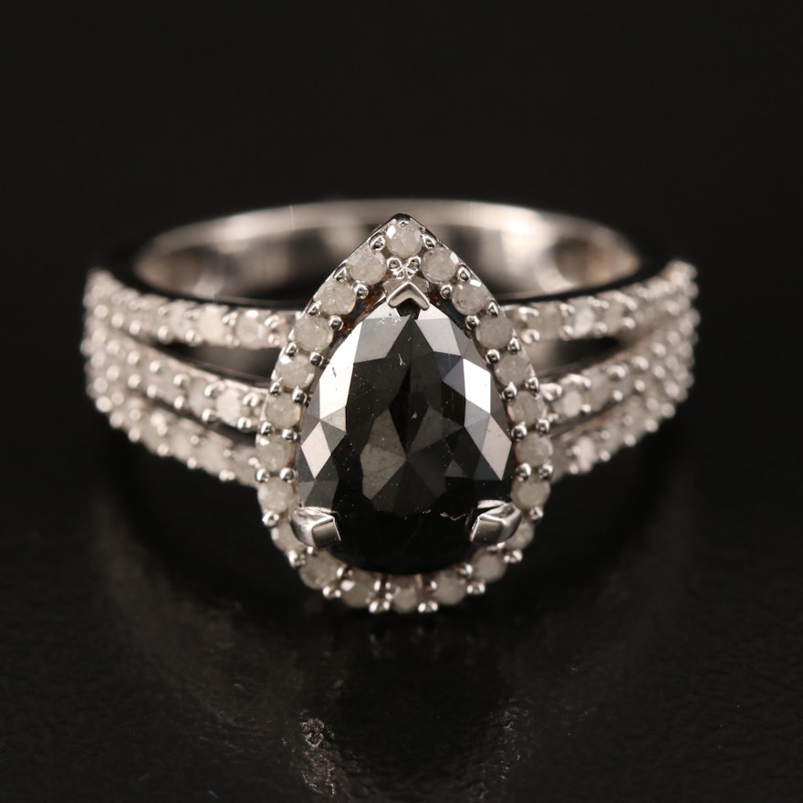 Sterling 2.15 CTW Diamond Ring