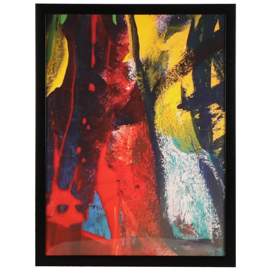 MahLeah Cochran Abstract Expressionist Giclée, 21st Century