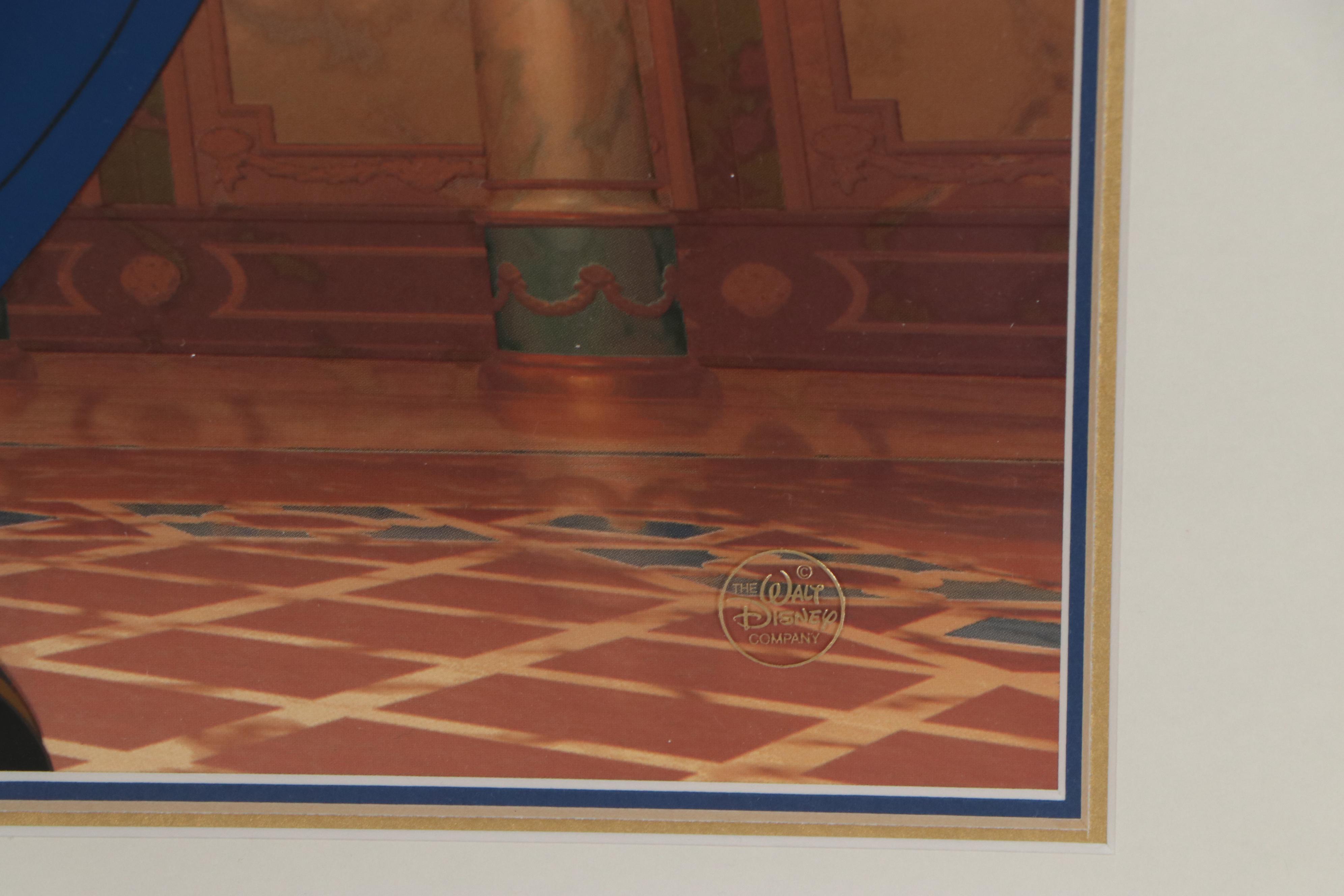 Walt Disney Hand-Painted Animation Cel from Beauty and the Beast, 1991