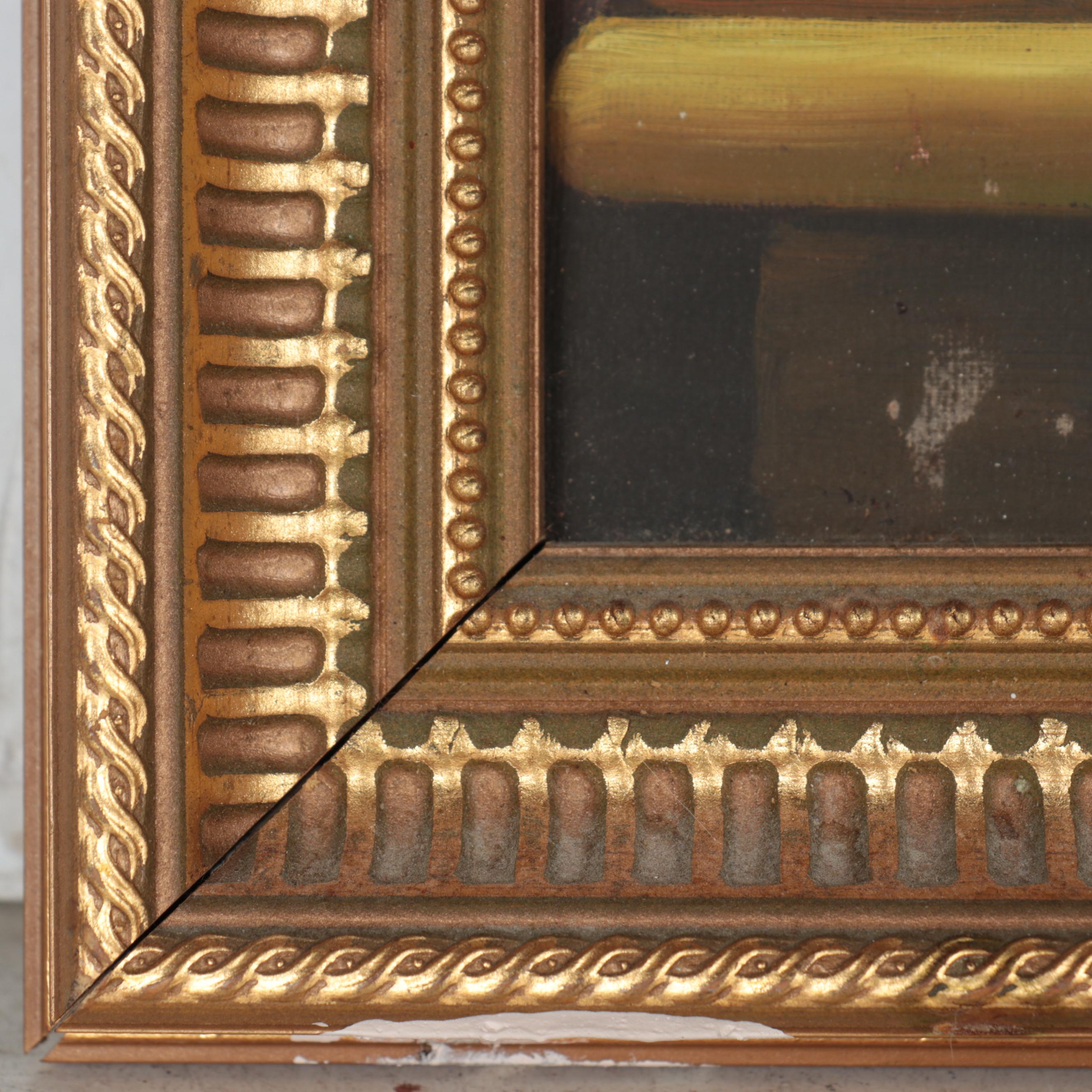 H. Morley Still Life Oil Paintings of Fruits and Pottery, Circa 2000