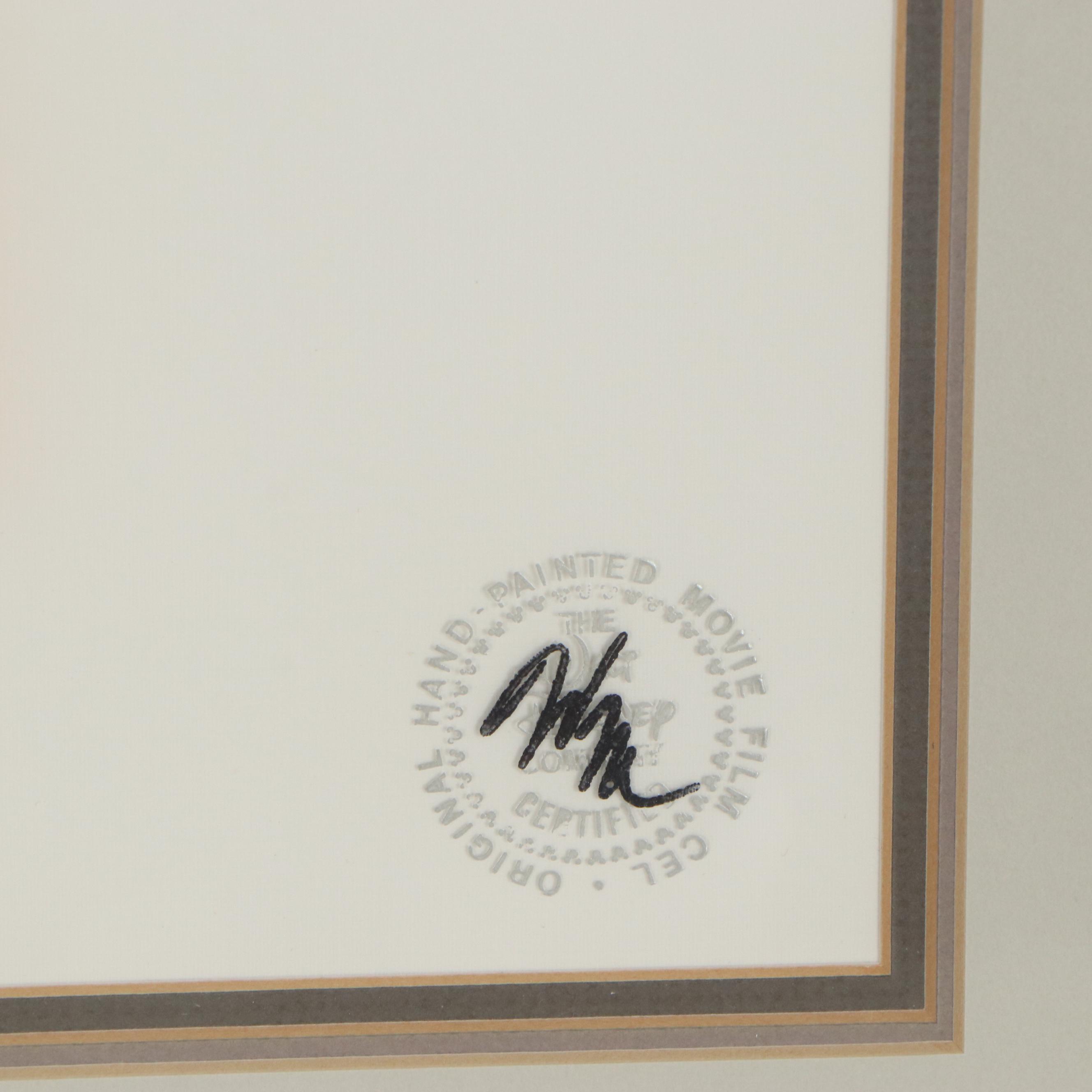 Walt Disney Hand-Inked Animation Cel From Cinderella, 1950