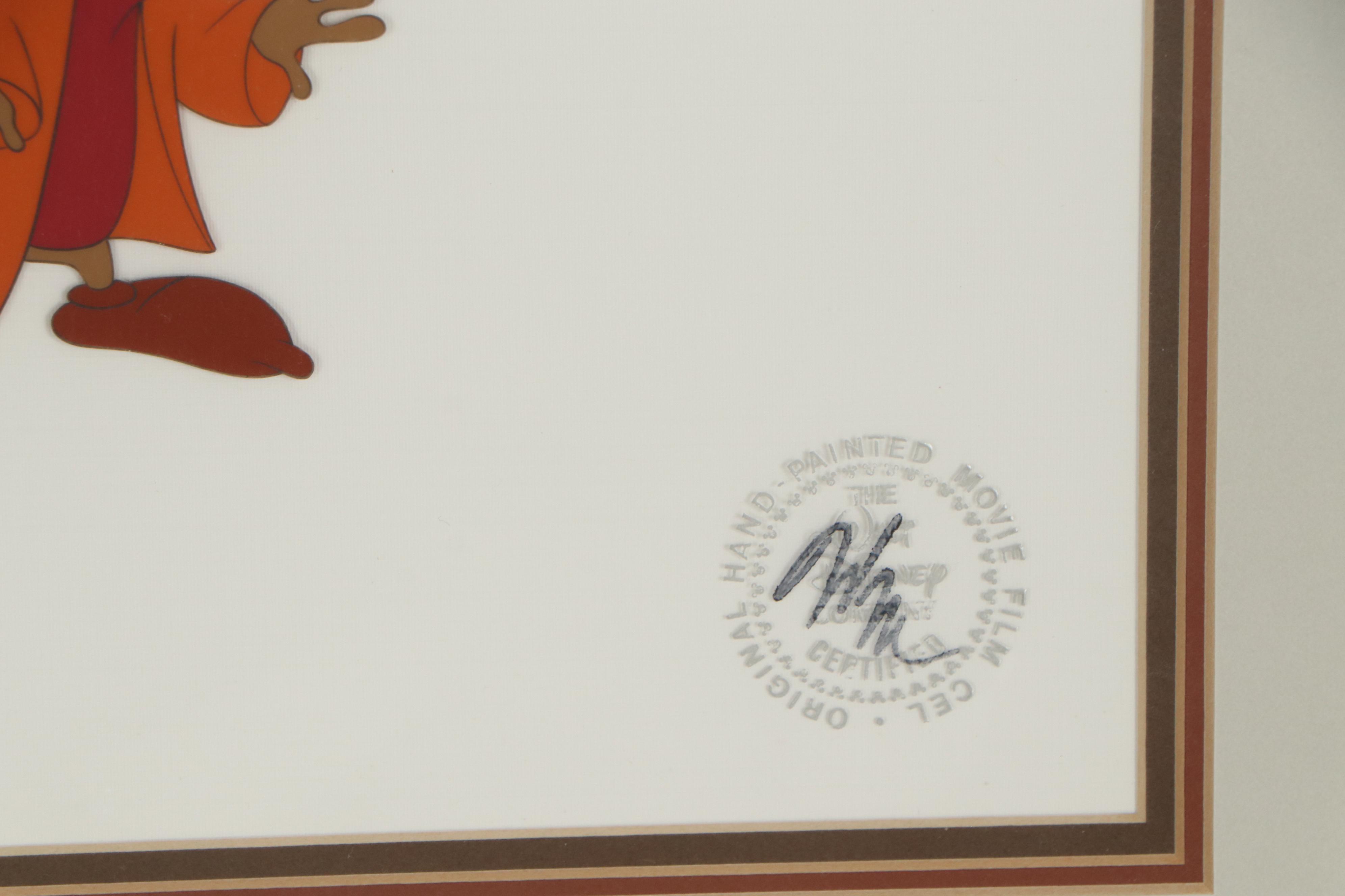 Disney "Cinderella" Hand-Painted Animation Cels, 1980