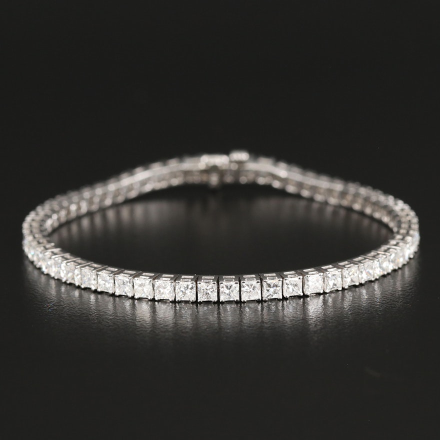 14K 7.50 CTW Diamond Line Bracelet