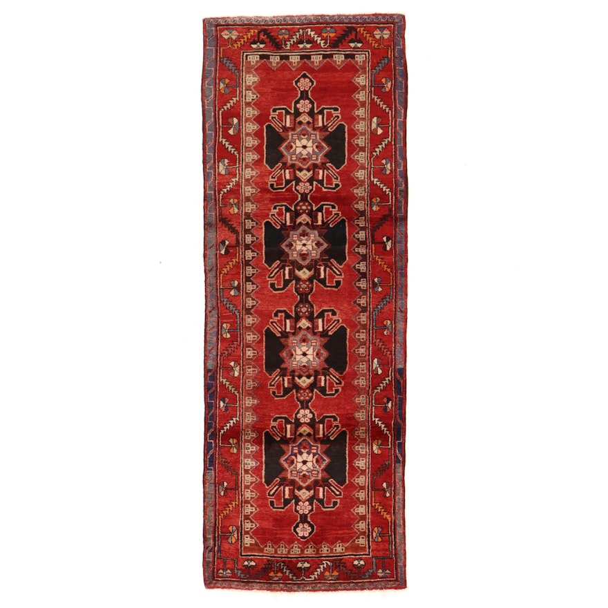 3'7 x 10'1 Hand-Knotted Northwest Persian Long Rug