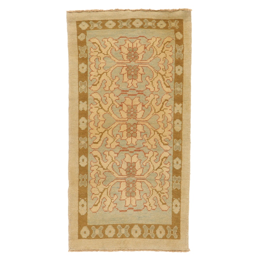3'4 x 6'7 Hand-Knotted Turkish Donegal Area Rug