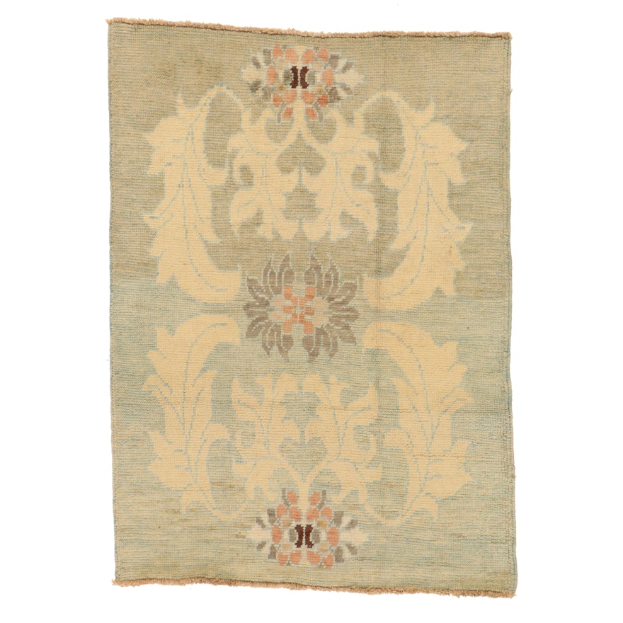 4'4 x 6' Hand-Knotted Turkish Donegal Area Rug