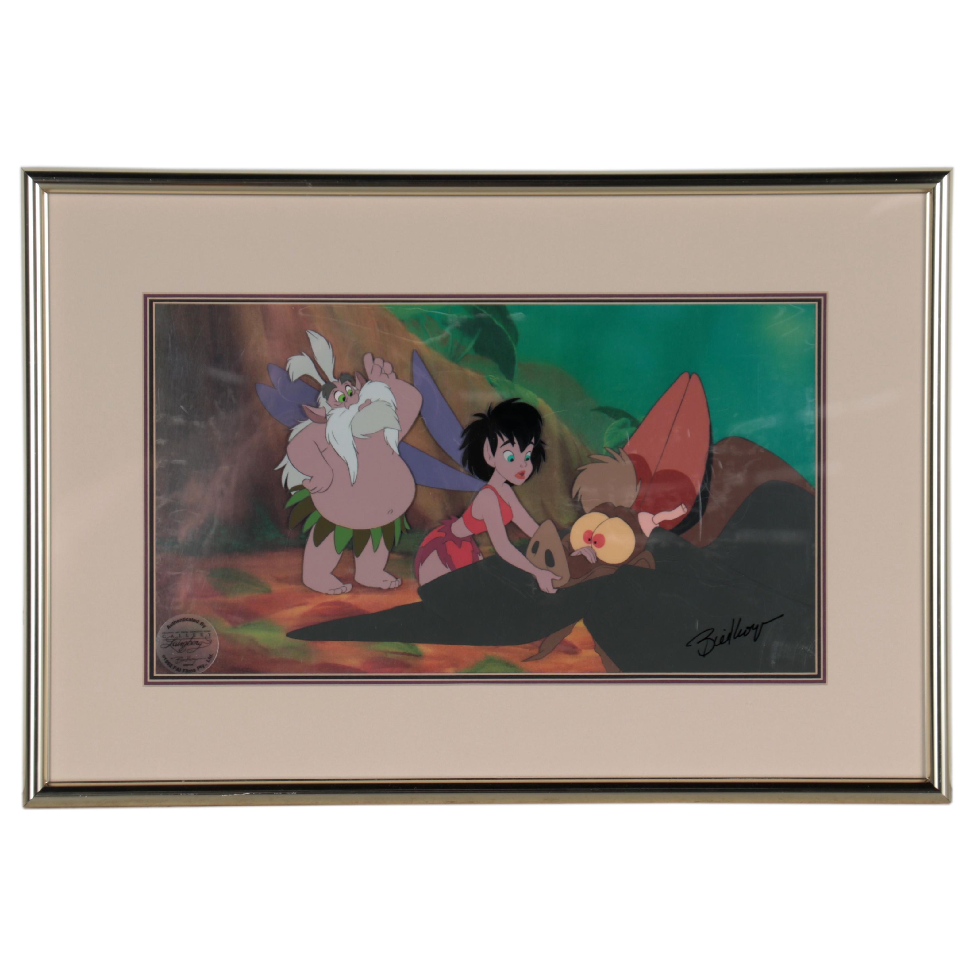 Kroyer Films Hand-Painted Animation Cel from Ferngully, 1992