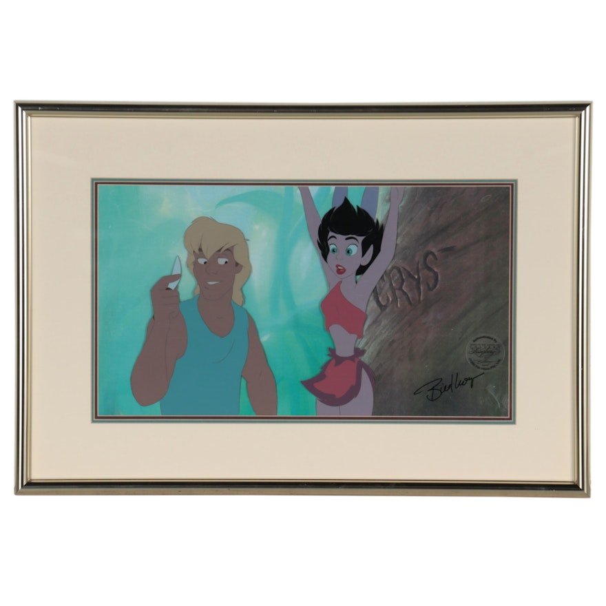 Kroyer Films Hand-Painting Animation Cel of Zak and Crysta, 1992