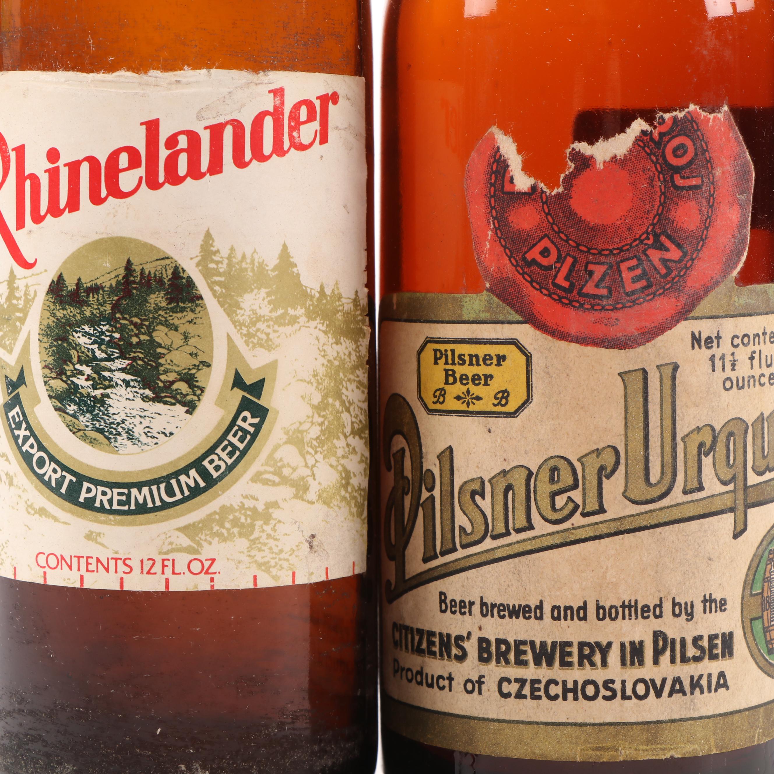 Dayton Breweries Co., Terre Haute Brewing Co., Other Amber Glass Beer Bottles