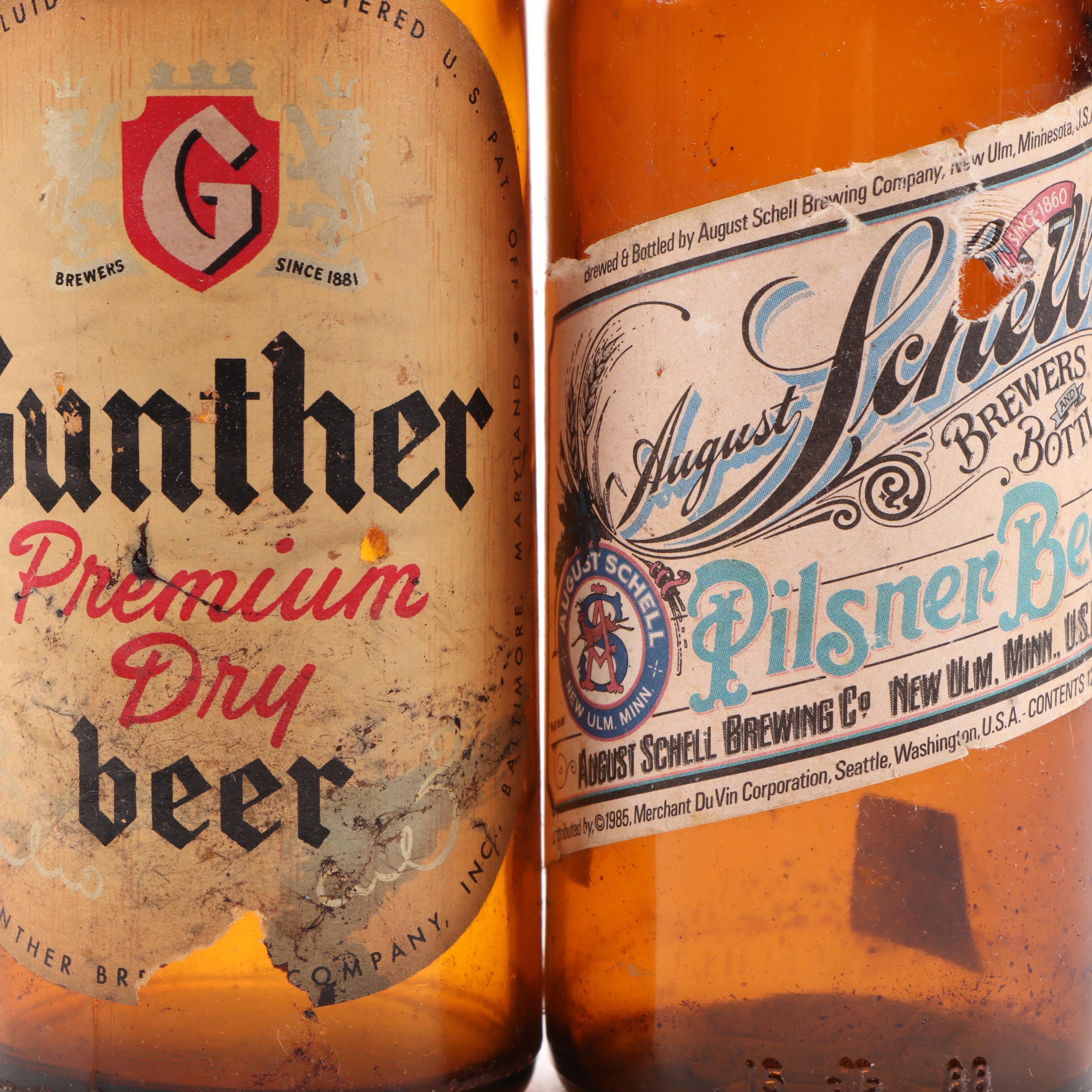 Dayton Breweries Co., Terre Haute Brewing Co., Other Amber Glass Beer Bottles