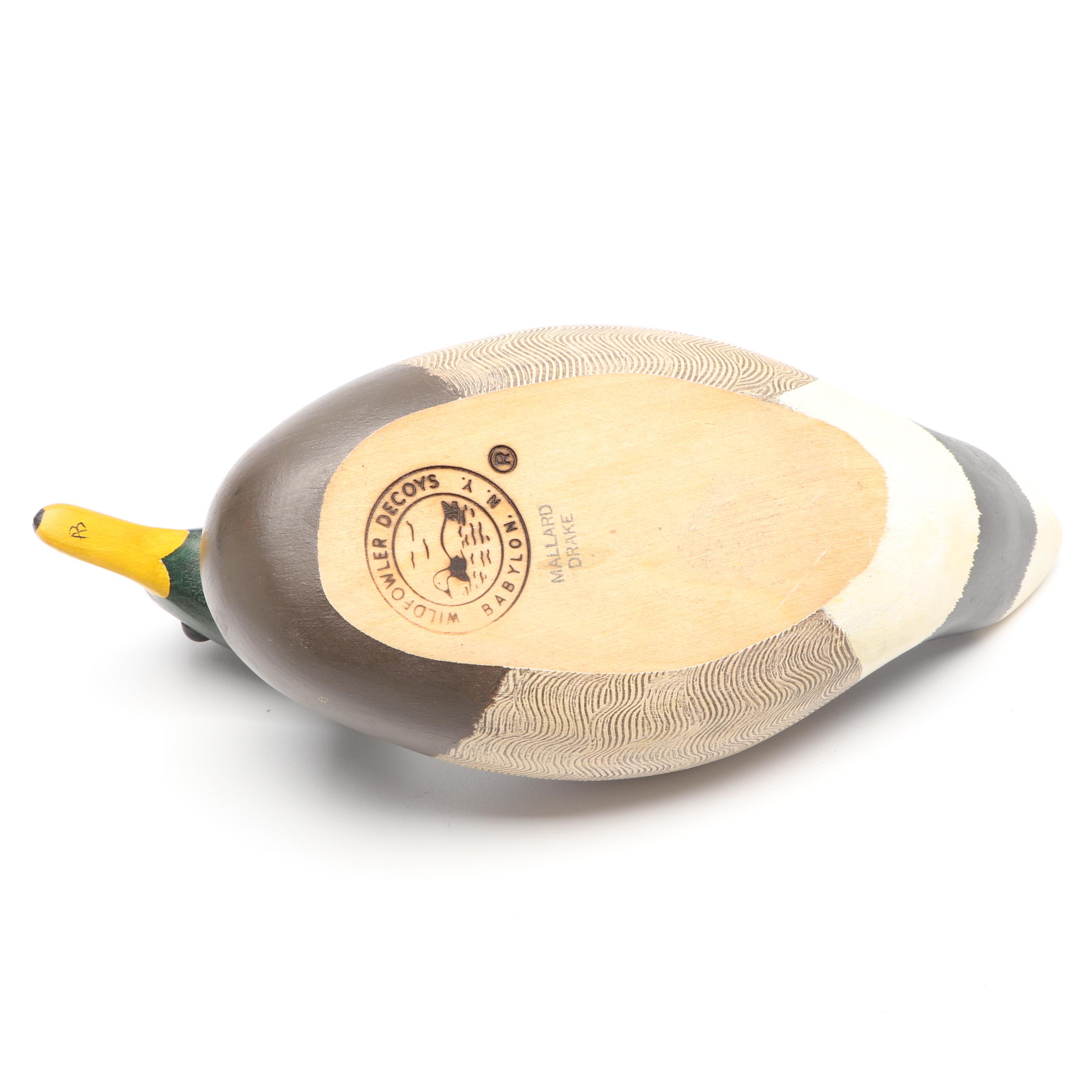 Wildflower Decoys Mallard Drake Duck Decoy With Bird Call