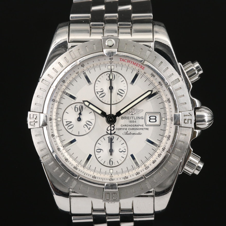 Breitling Chronomat Evolution Stainless Steel Automatic Wristwatch