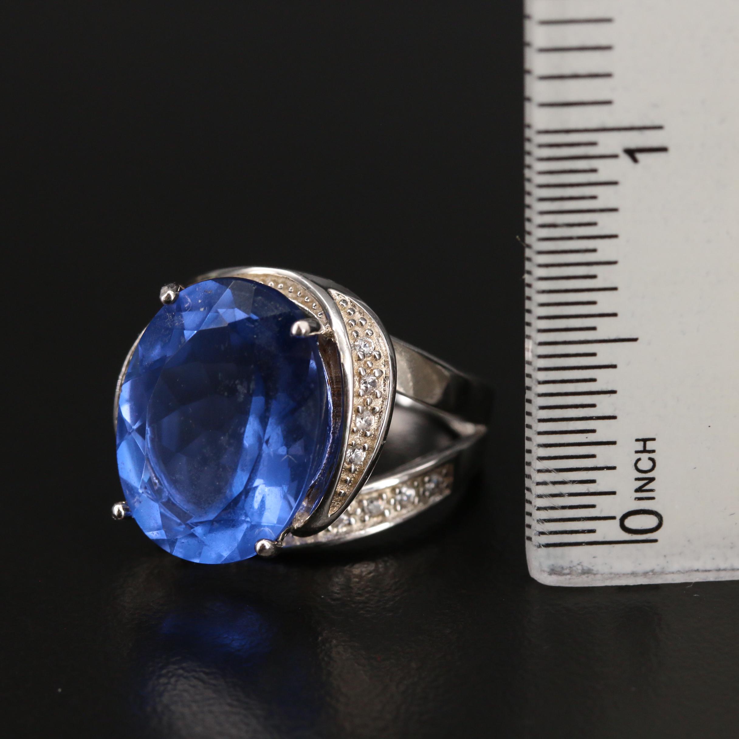 Sterling Ring Selection with Fluorite, Diopside and Zircon