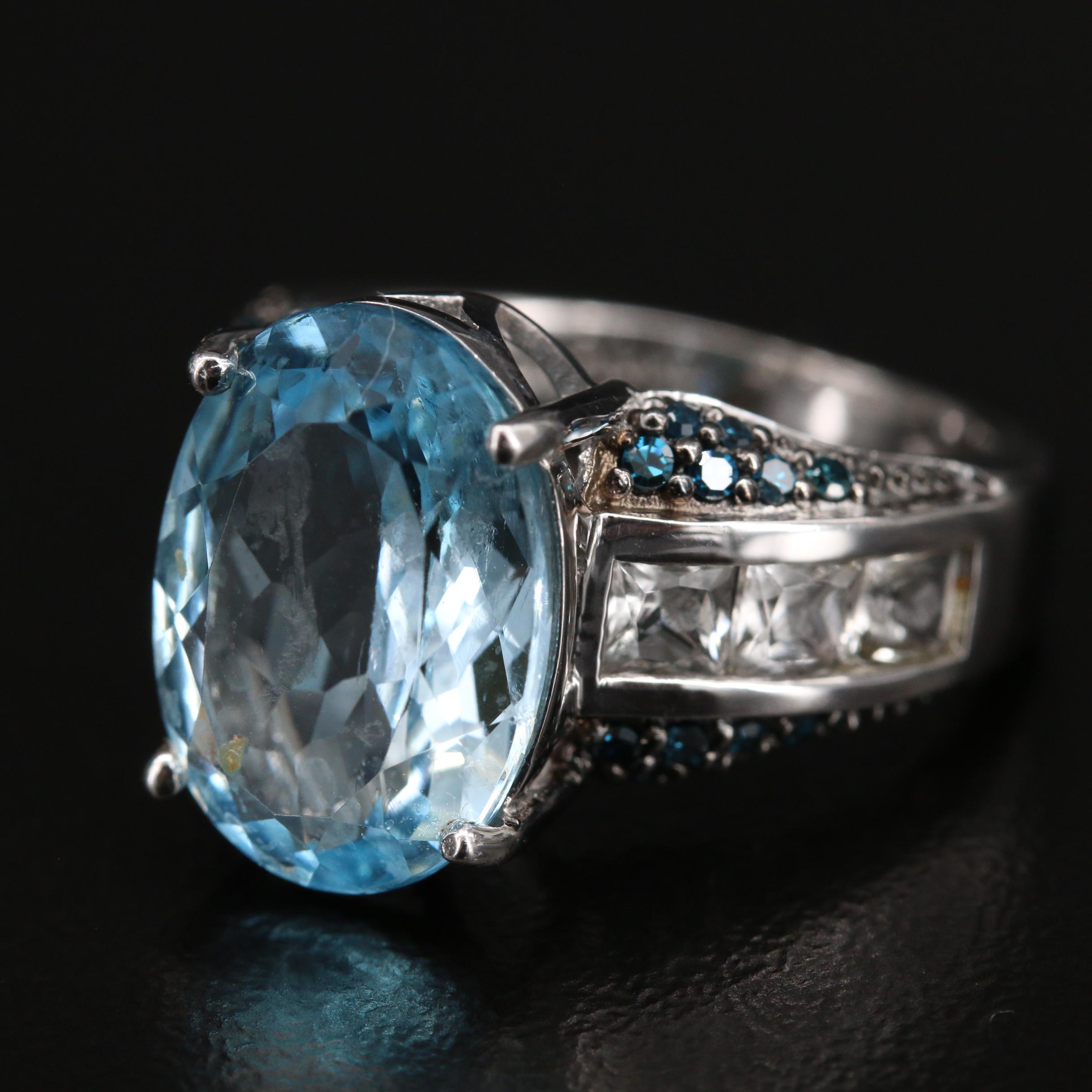 Sterling Ring Selection with Fluorite, Diopside and Zircon