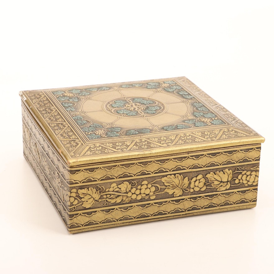 Decorated Cardboard Candy Box, Early-Mid 20th Century
