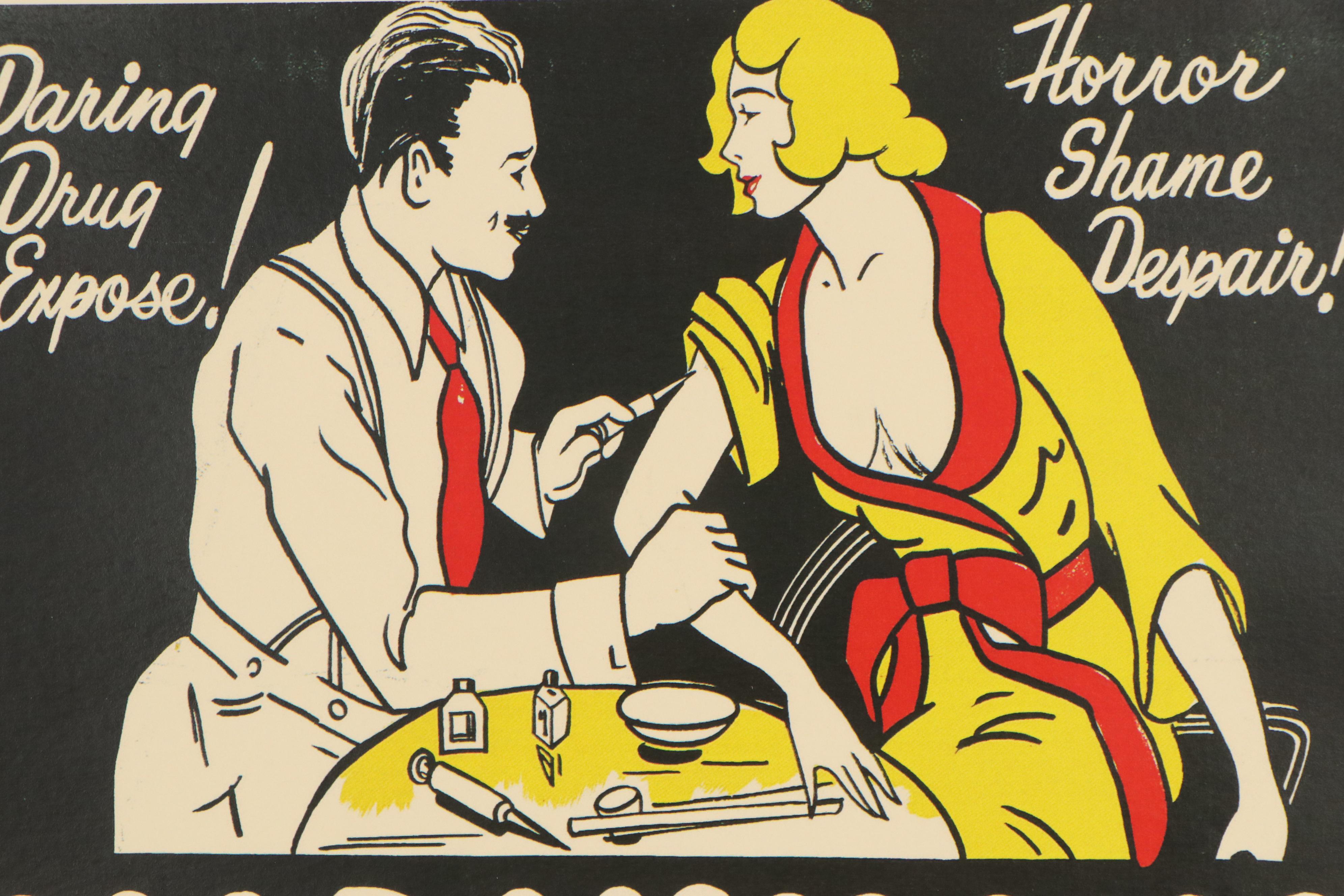 Propaganda Giclée Poster "Marihuana: Weed With Roots in Hell," 21st Century