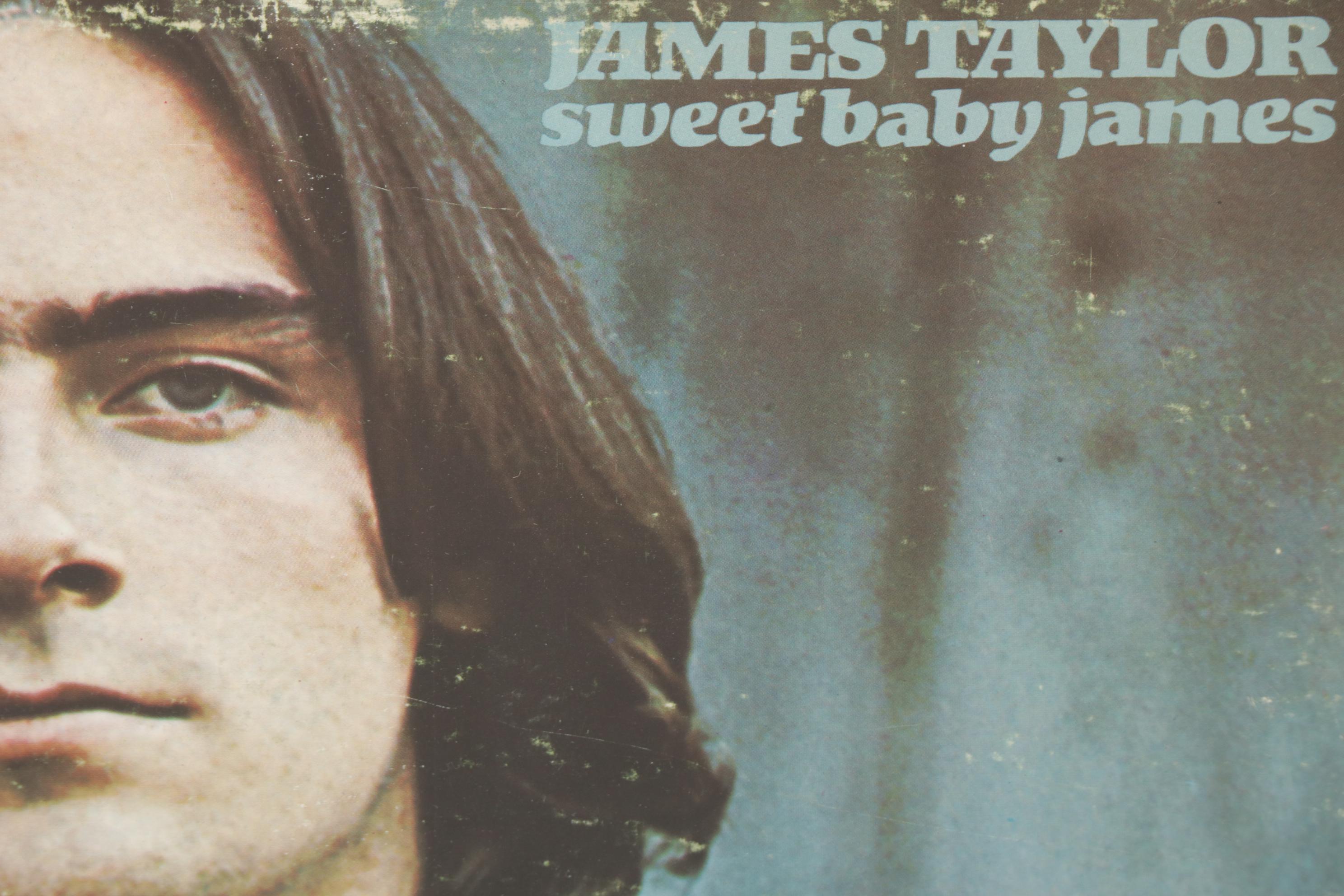 James Taylor, Paul Simon, Carole King and Other Vinyl Records, Mid-20th C.