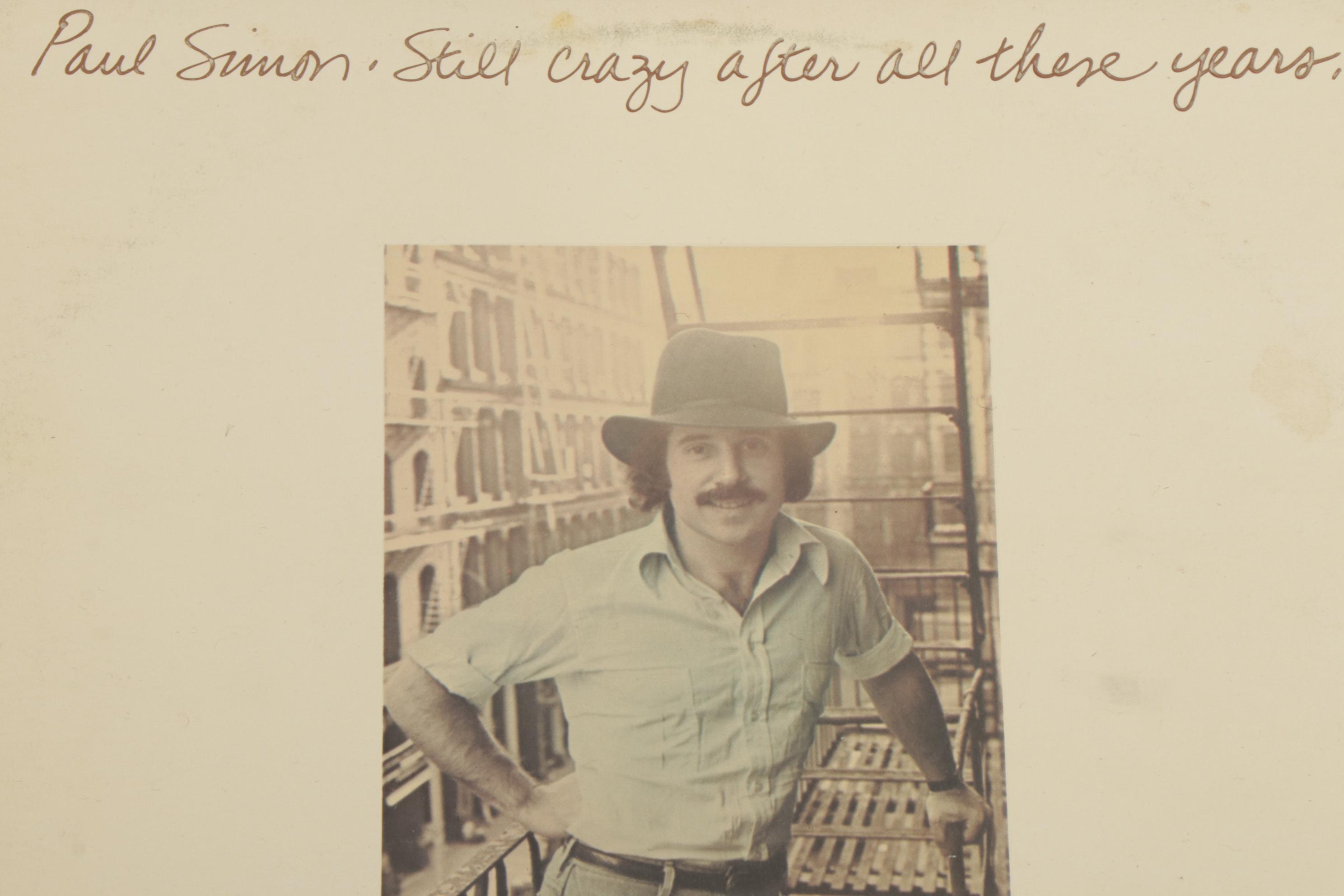 James Taylor, Paul Simon, Carole King and Other Vinyl Records, Mid-20th C.