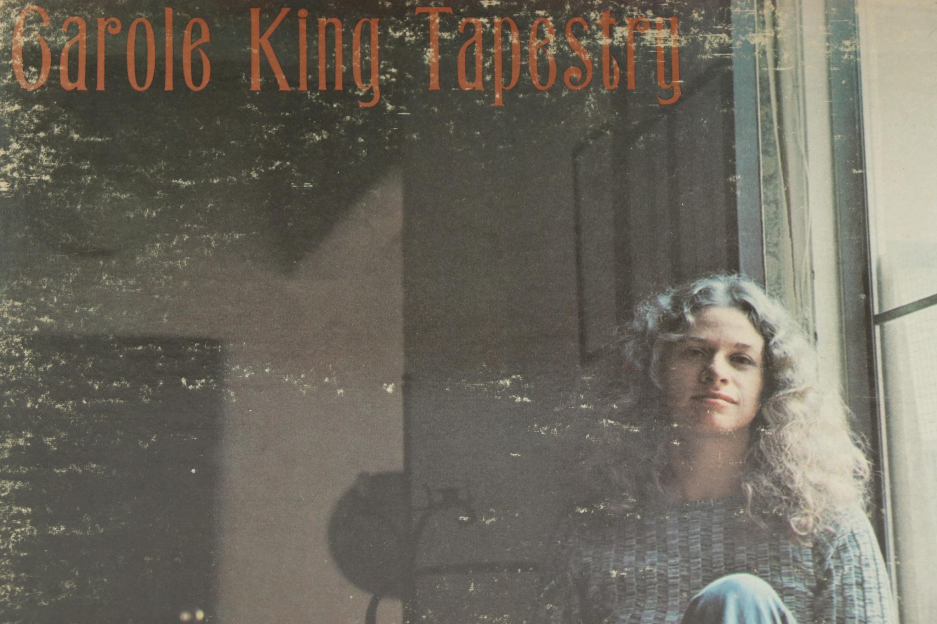 James Taylor, Paul Simon, Carole King and Other Vinyl Records, Mid-20th C.