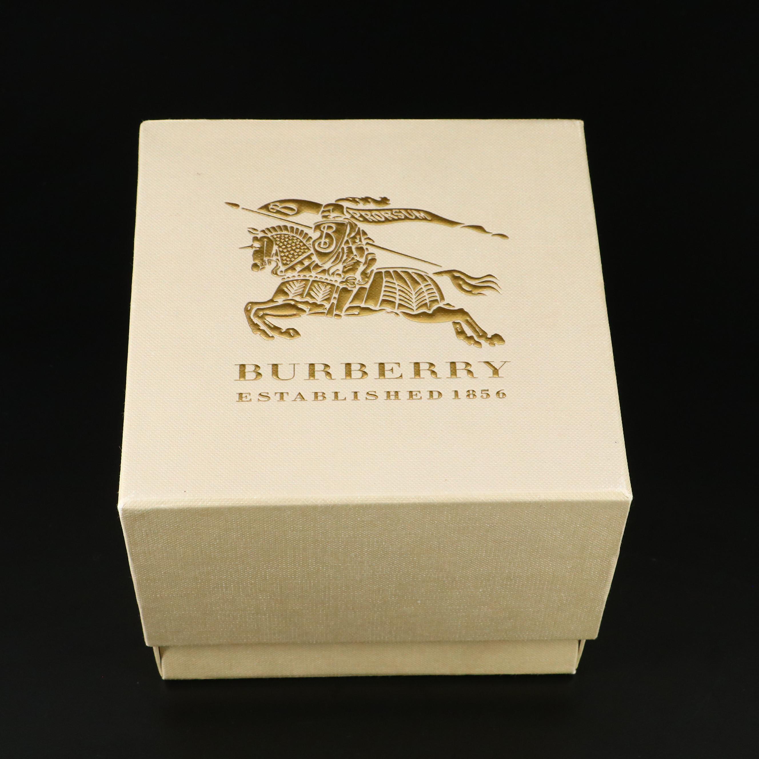 Burberry Box with Instruction Manual and Warranty Card with Booklet