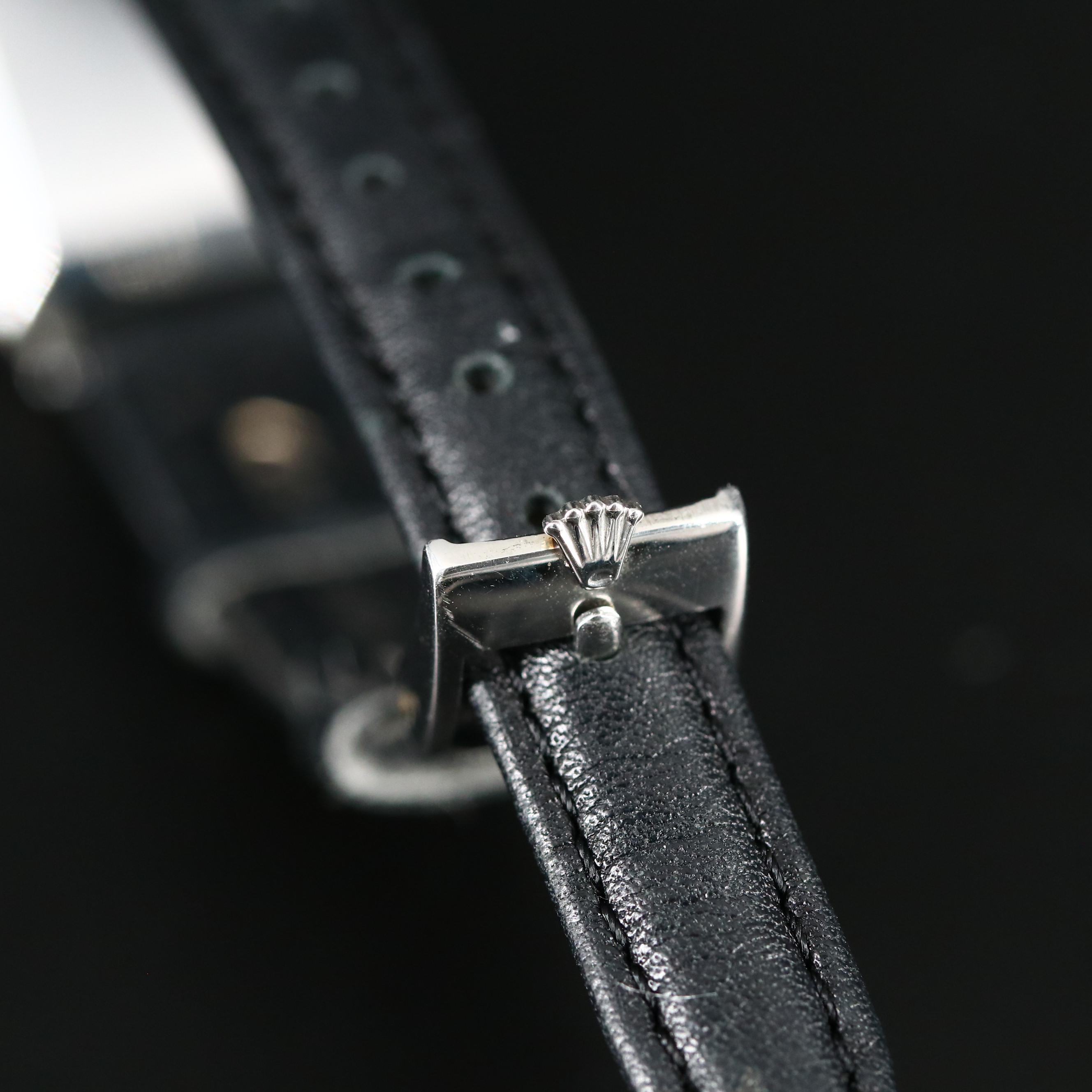 1969 Rolex Precision Stainless Steel Stem Wind Watch