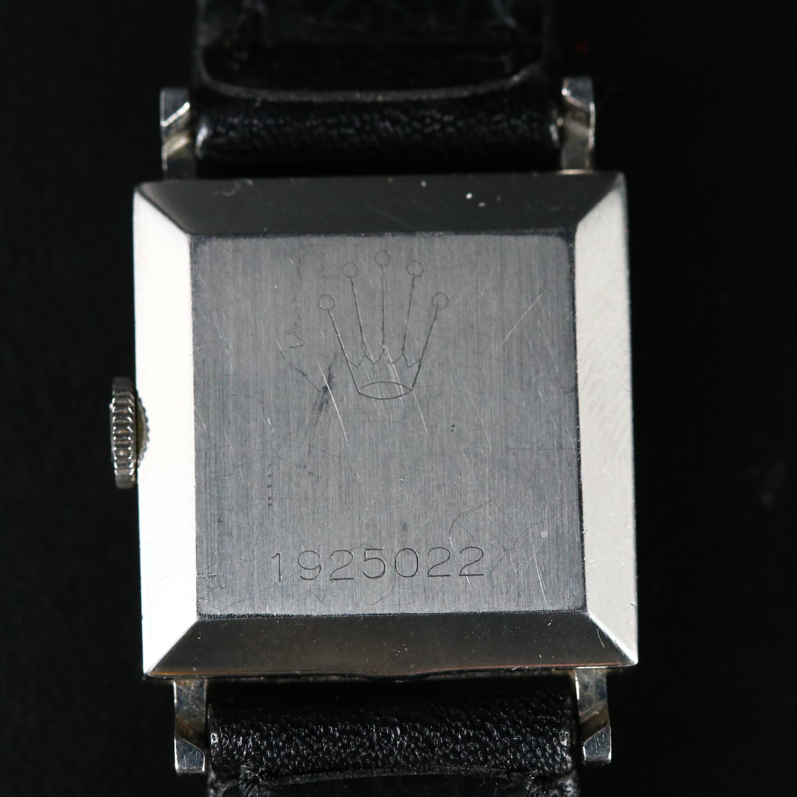 1969 Rolex Precision Stainless Steel Stem Wind Watch