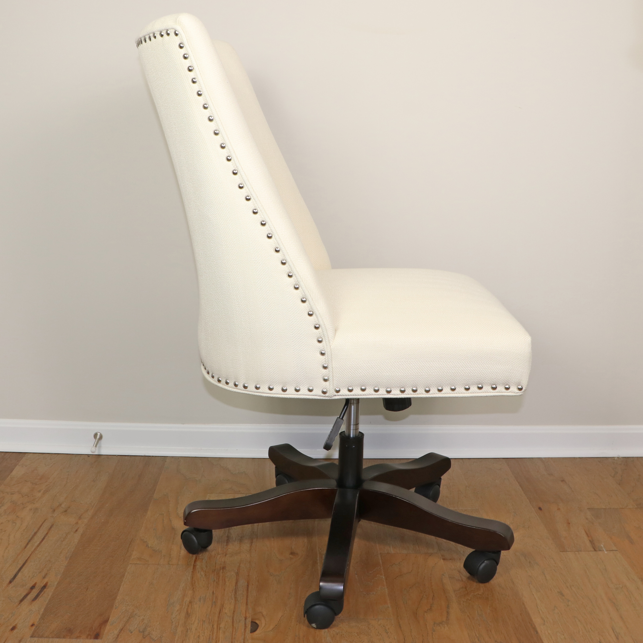 Safavieh "Scarlet" Upholstered Desk Chair with Nailhead Detail