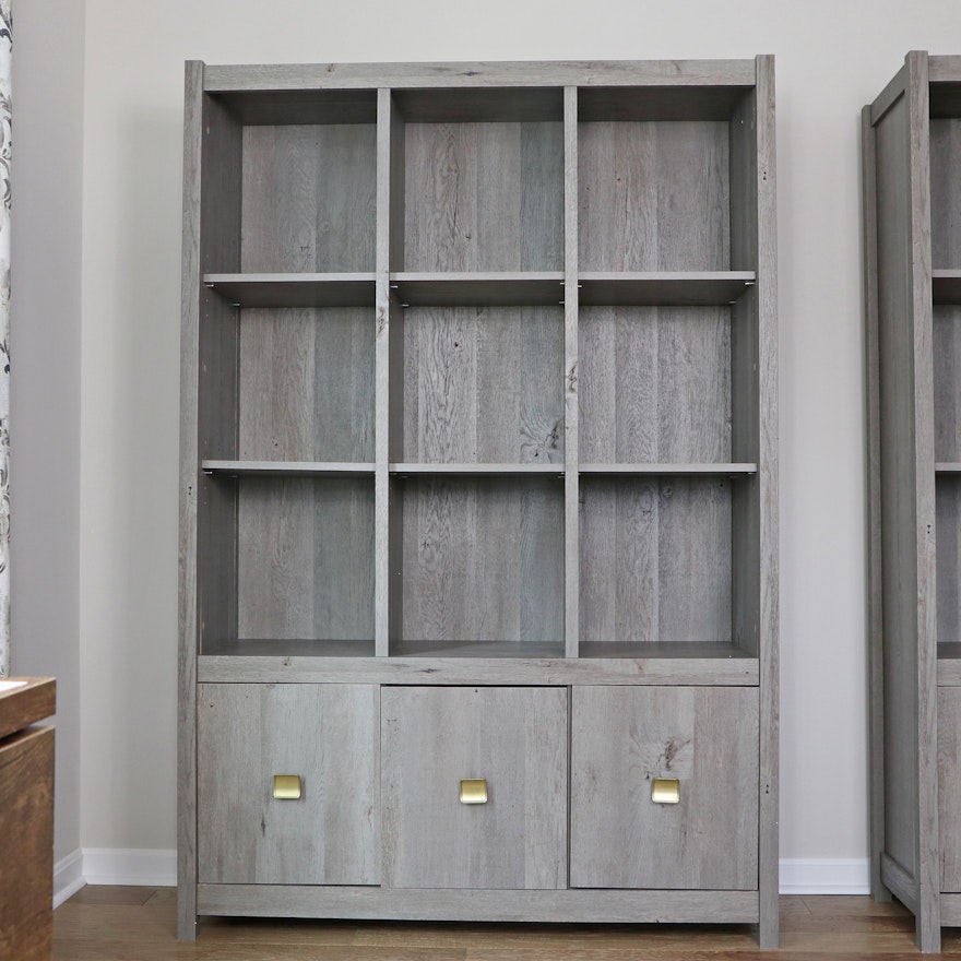 Mistana "Strauss" Bookcase with Cabinet Storage