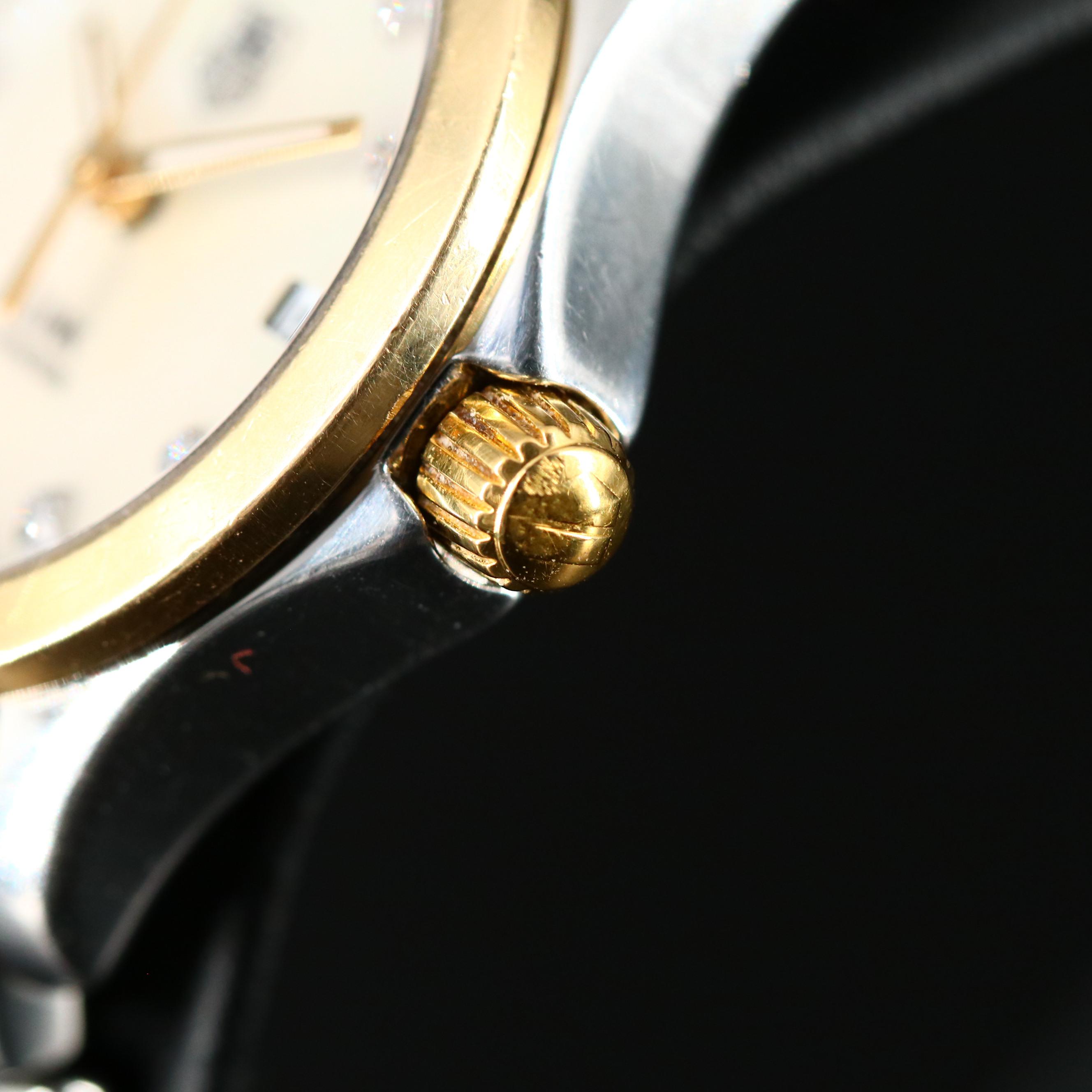 TAG Heuer Link 18K Gold and Stainless Steel Diamond Dial Watch