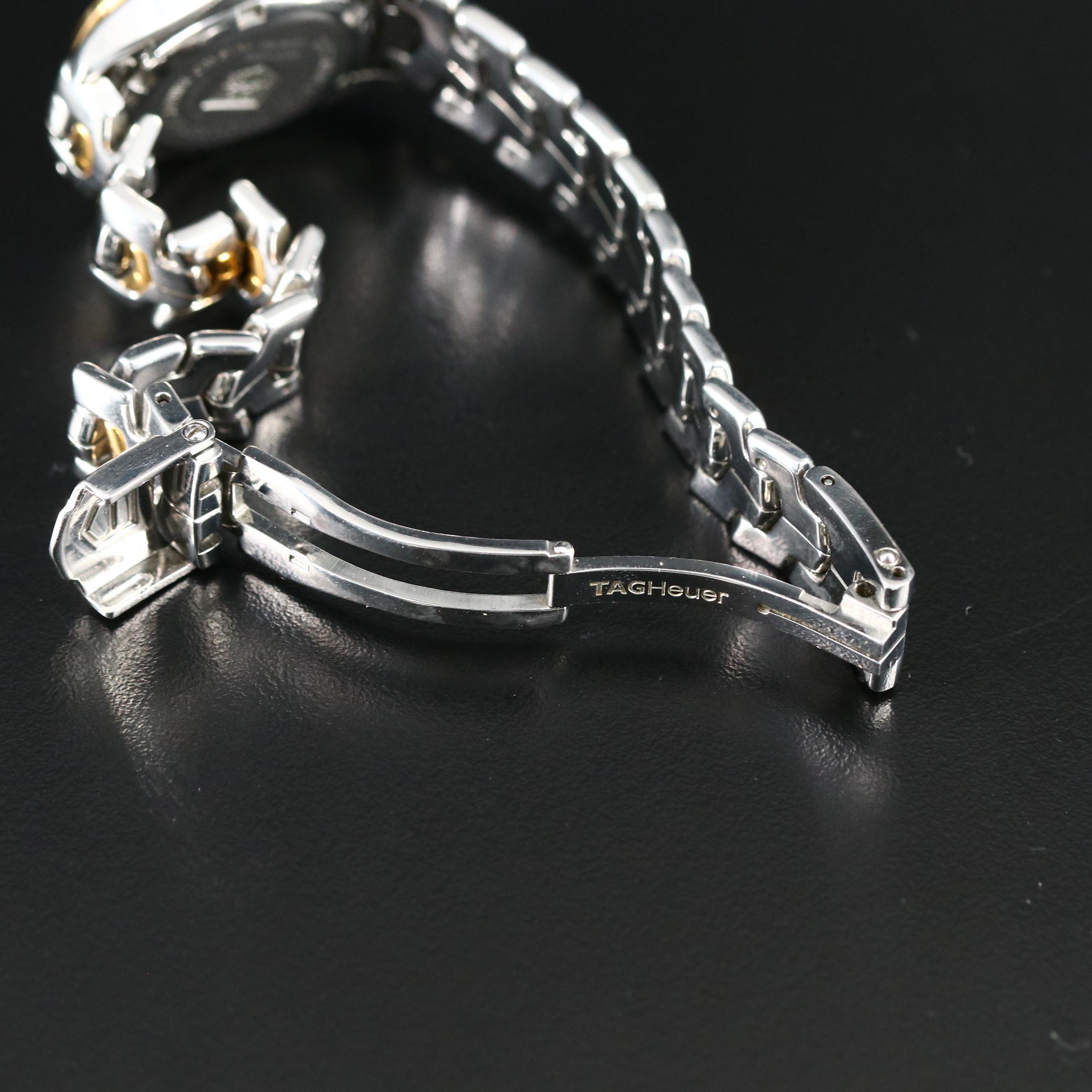 TAG Heuer Link 18K Gold and Stainless Steel Diamond Dial Watch