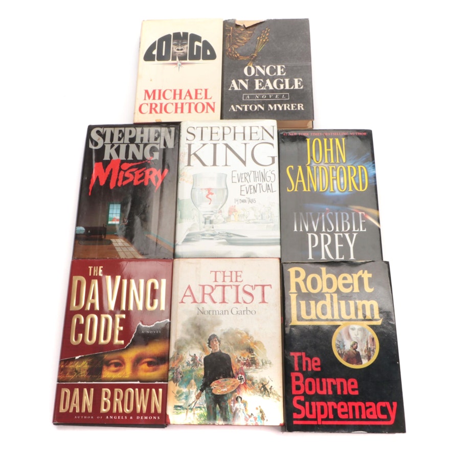 First Trade Edition "The Bourne Supremacy" by Robert Ludlum and More Books