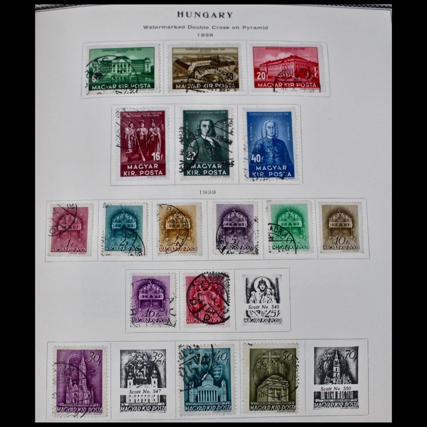 Hungary Postage Stamp Collection