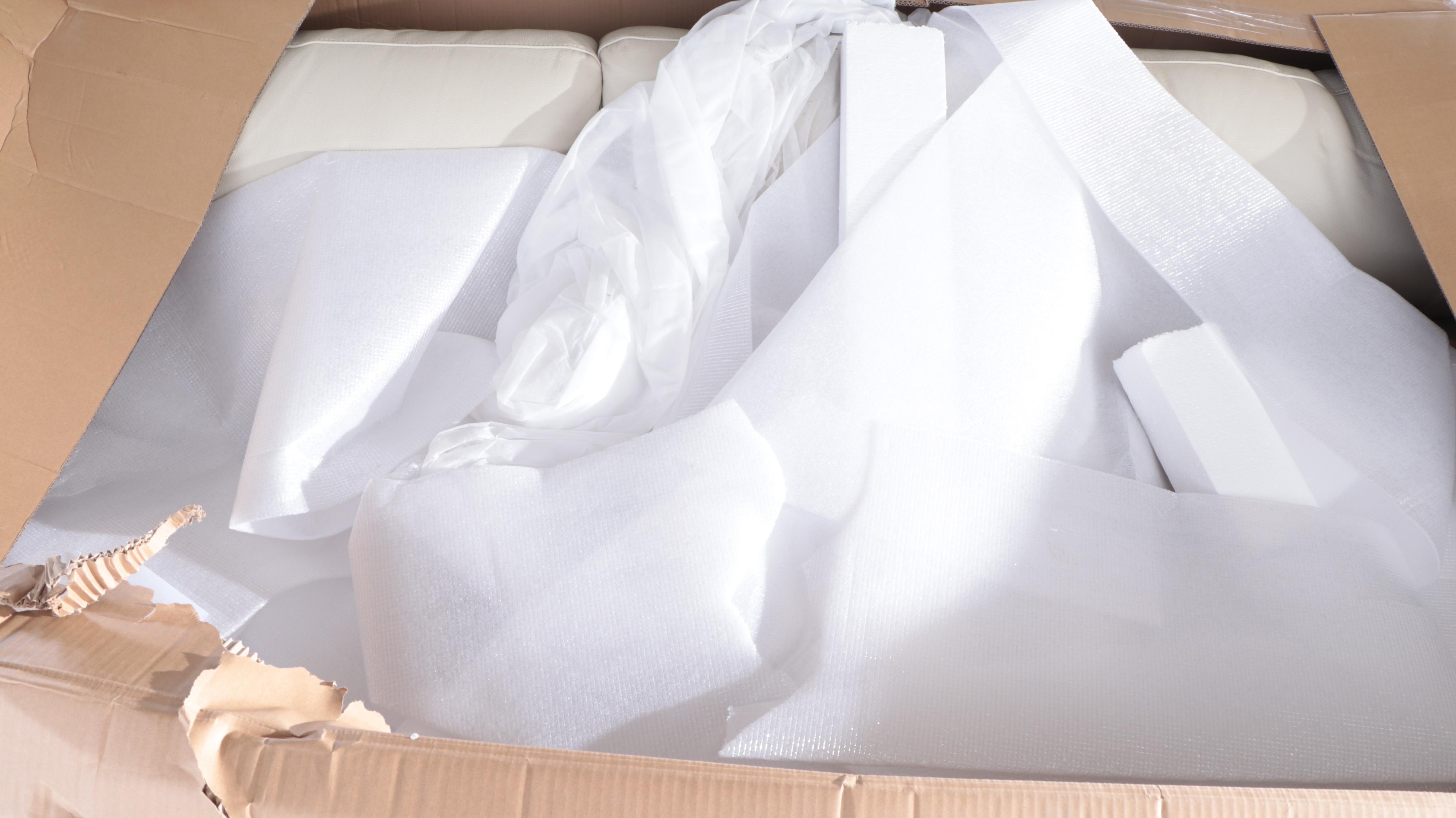 Gilman Creek Furniture "Rawlins" Three-Seat Leather Sofa