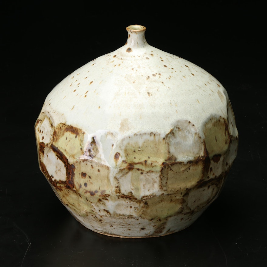 Modernist Studio Pottery Vase, Mid to Late 20th Century