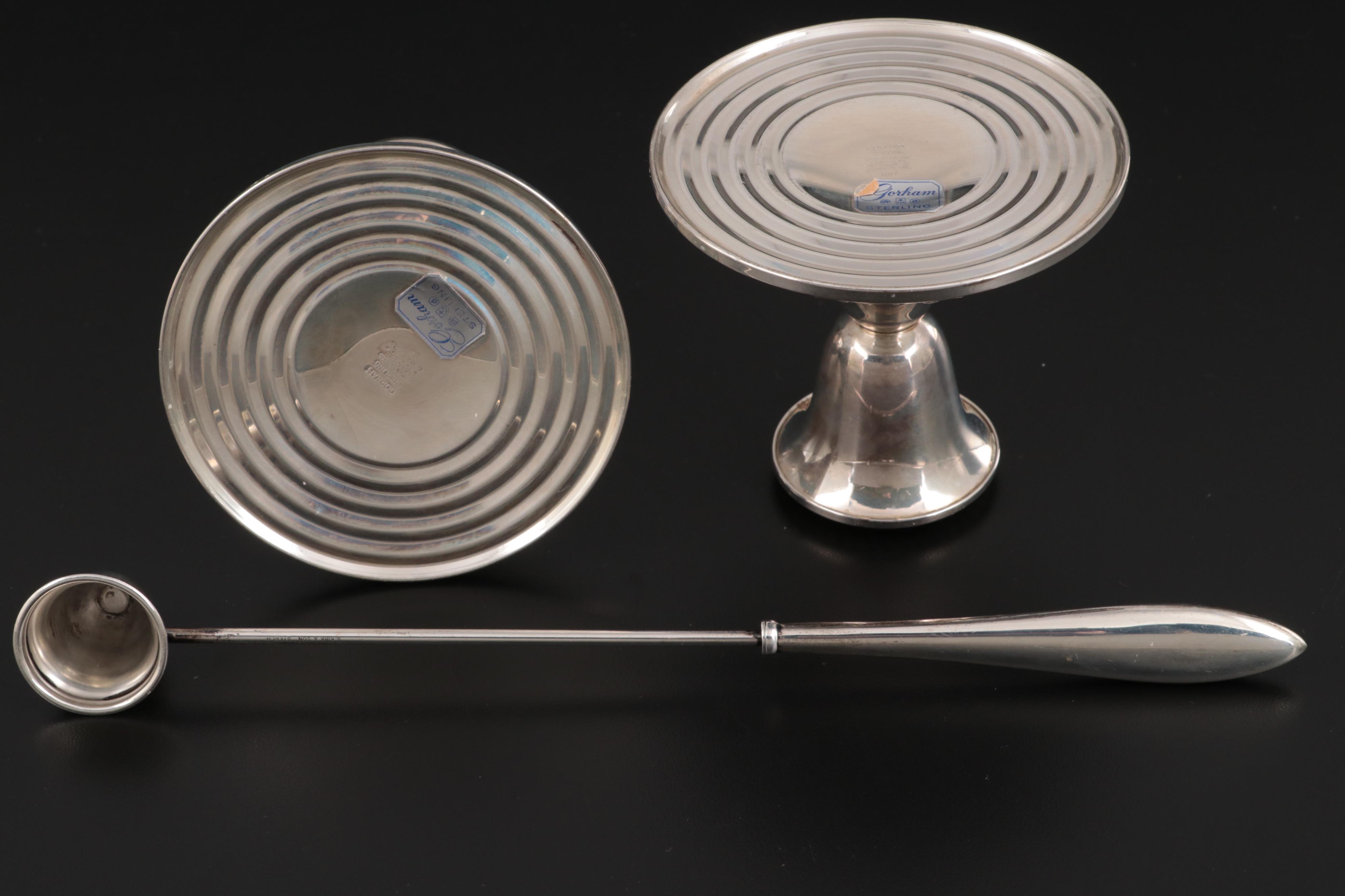 Gorham, S. Kirk & Son and Newport Sterling Silver Tableware with Gorham Bowl