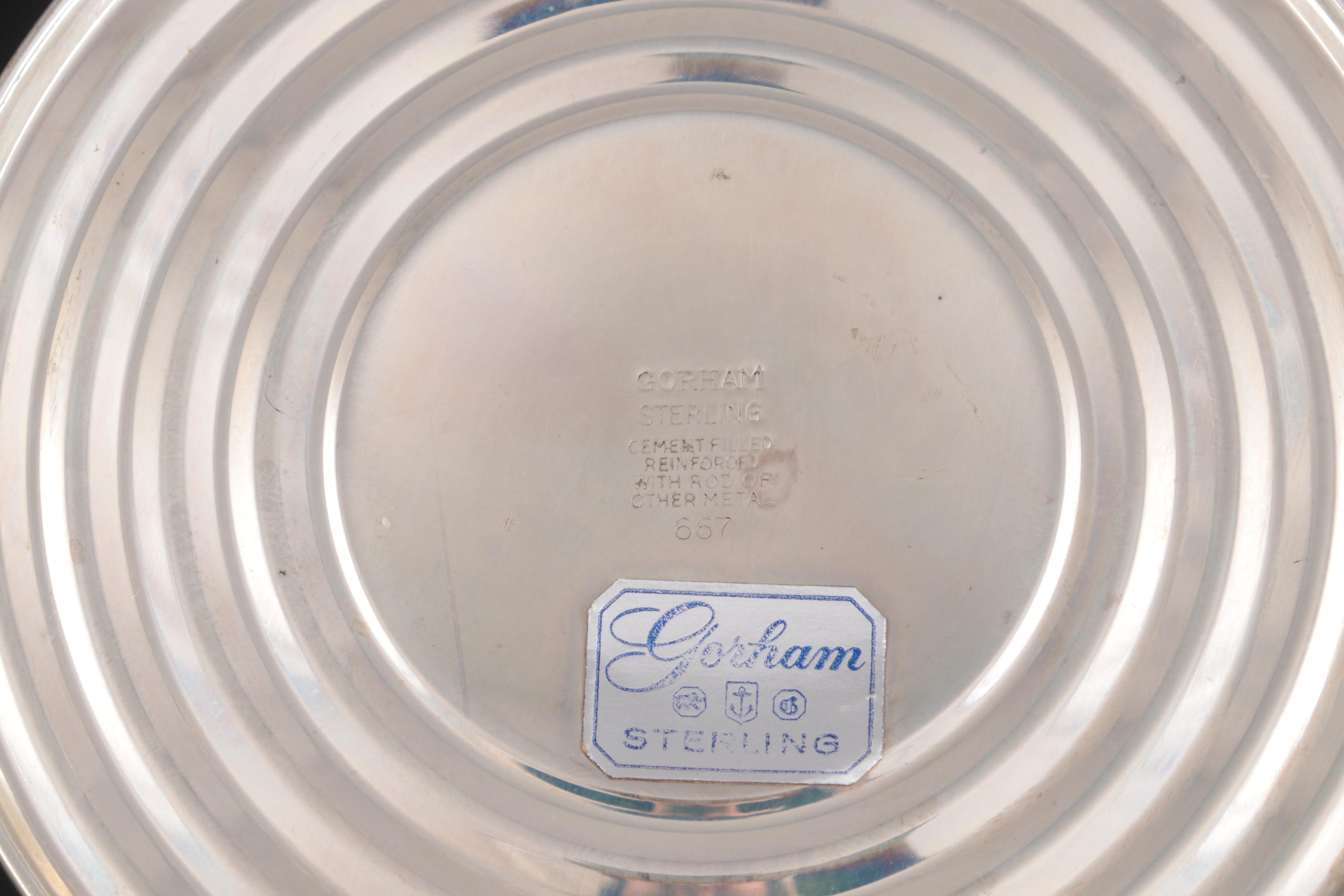 Gorham, S. Kirk & Son and Newport Sterling Silver Tableware with Gorham Bowl