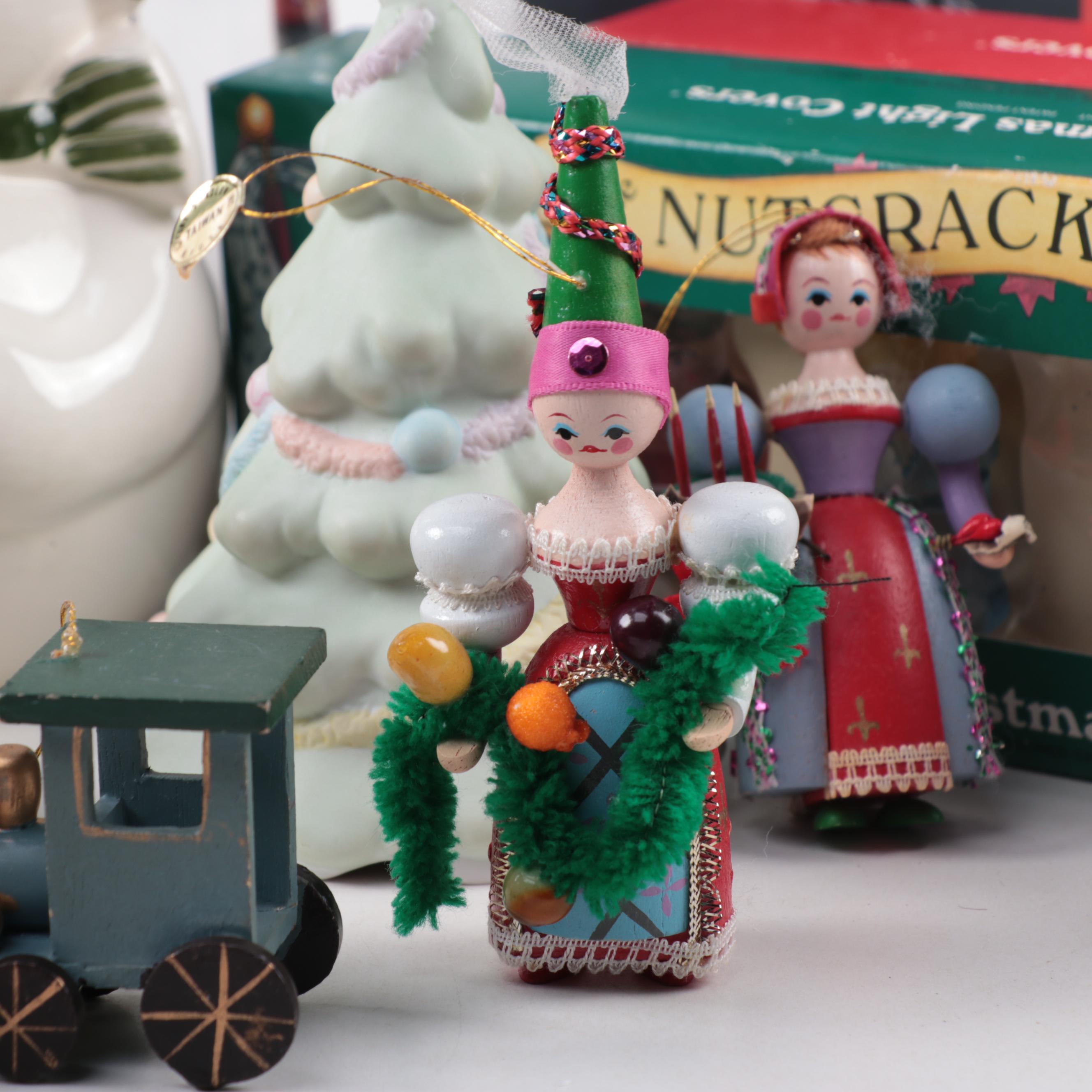 Sigma Crystal Angel Figurine, Precious Moments "Silent Night" Figurine and More