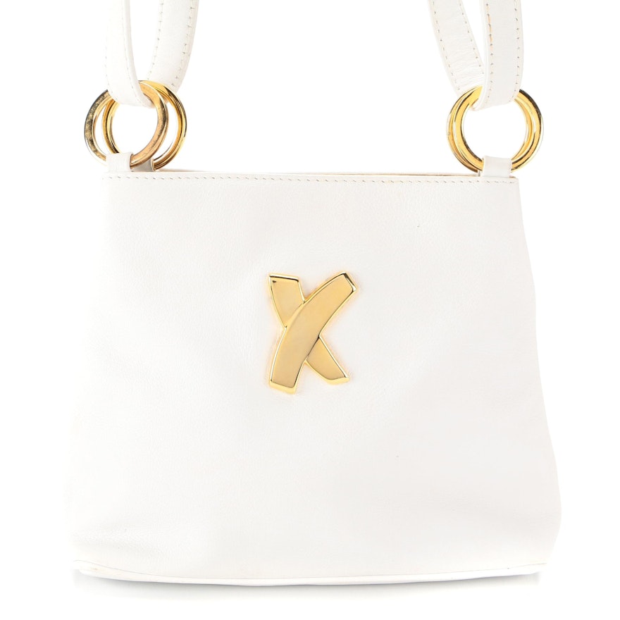Paloma Picasso Shoulder Bag in White Leather