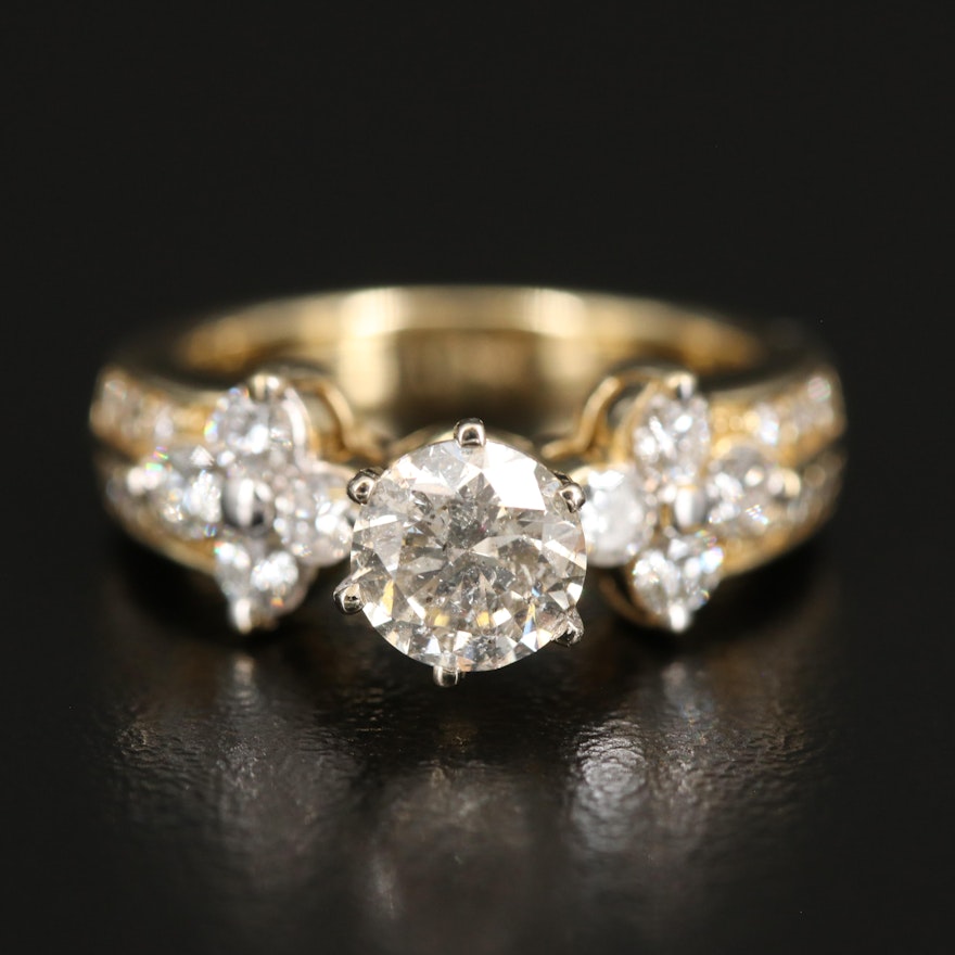 14K 1.55 CTW Diamond Ring