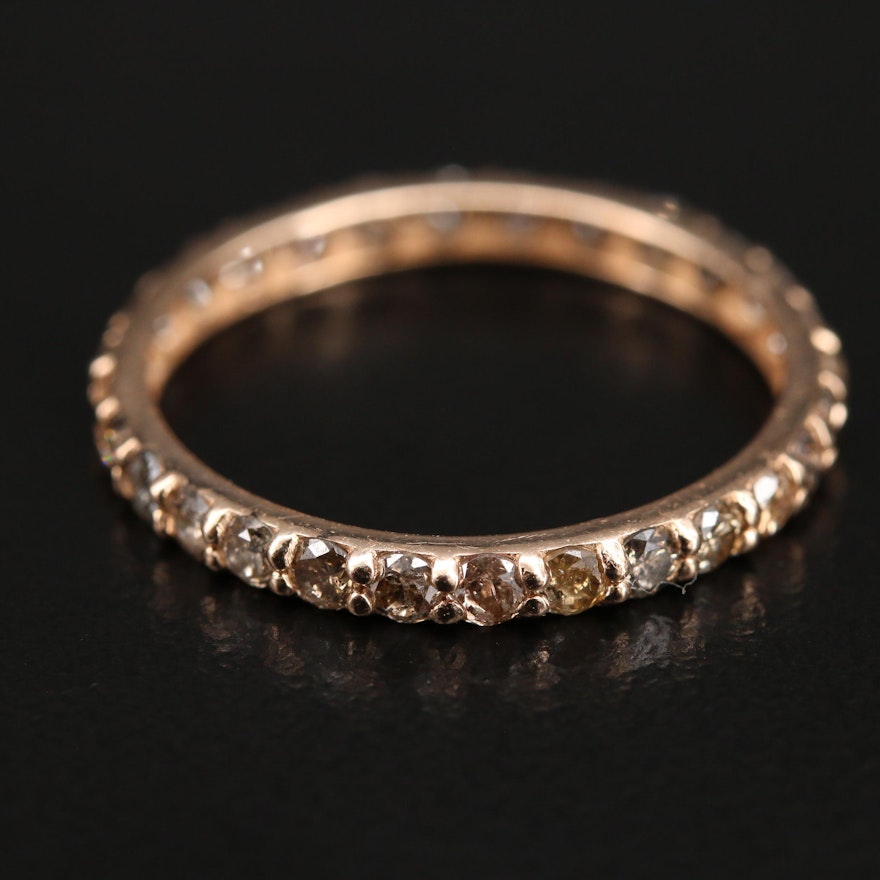 14K 1.20 CTW Diamond Eternity Band