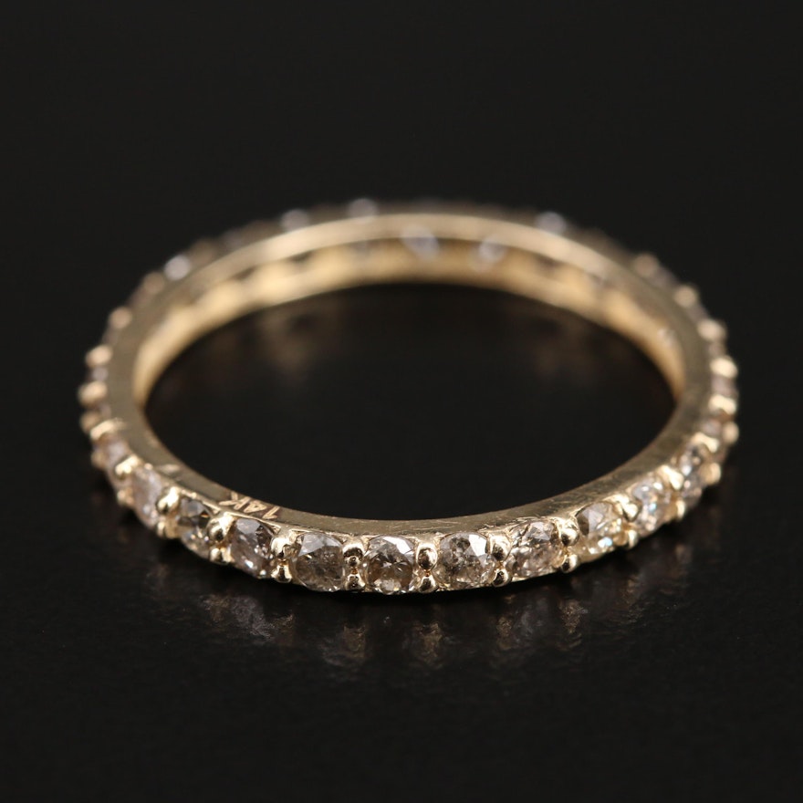 14K 1.00 CTW Diamond Eternity Band