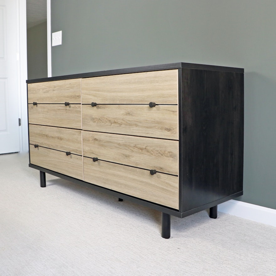 Mid Century Modern Style South Shore "Morice" Wooden Dresser