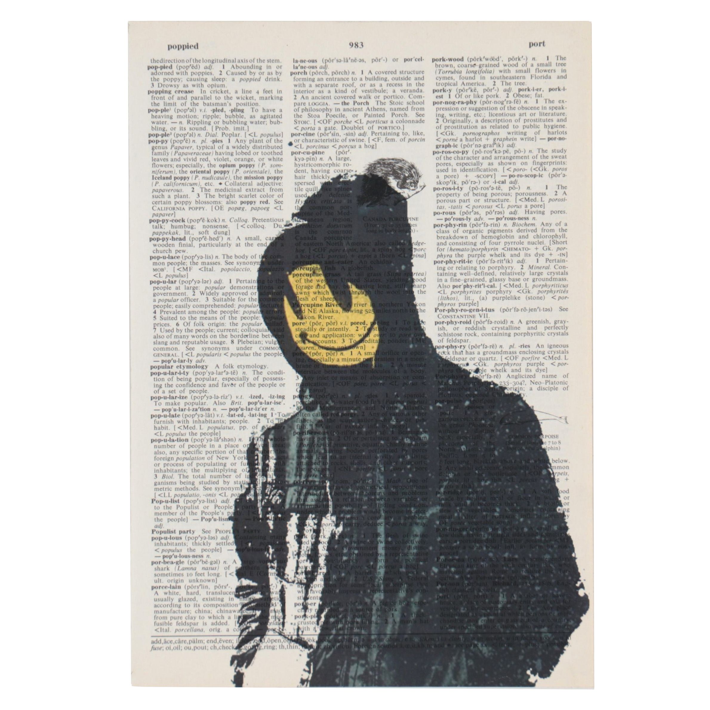 Offset Lithograph After Banksy Smiling Copper, 21st Century