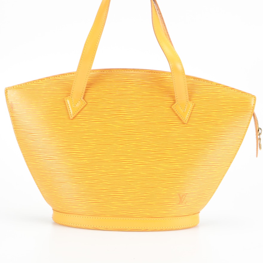 Louis Vuitton Saint Jacques PM in Tassil Yellow Epi and Smooth Leather